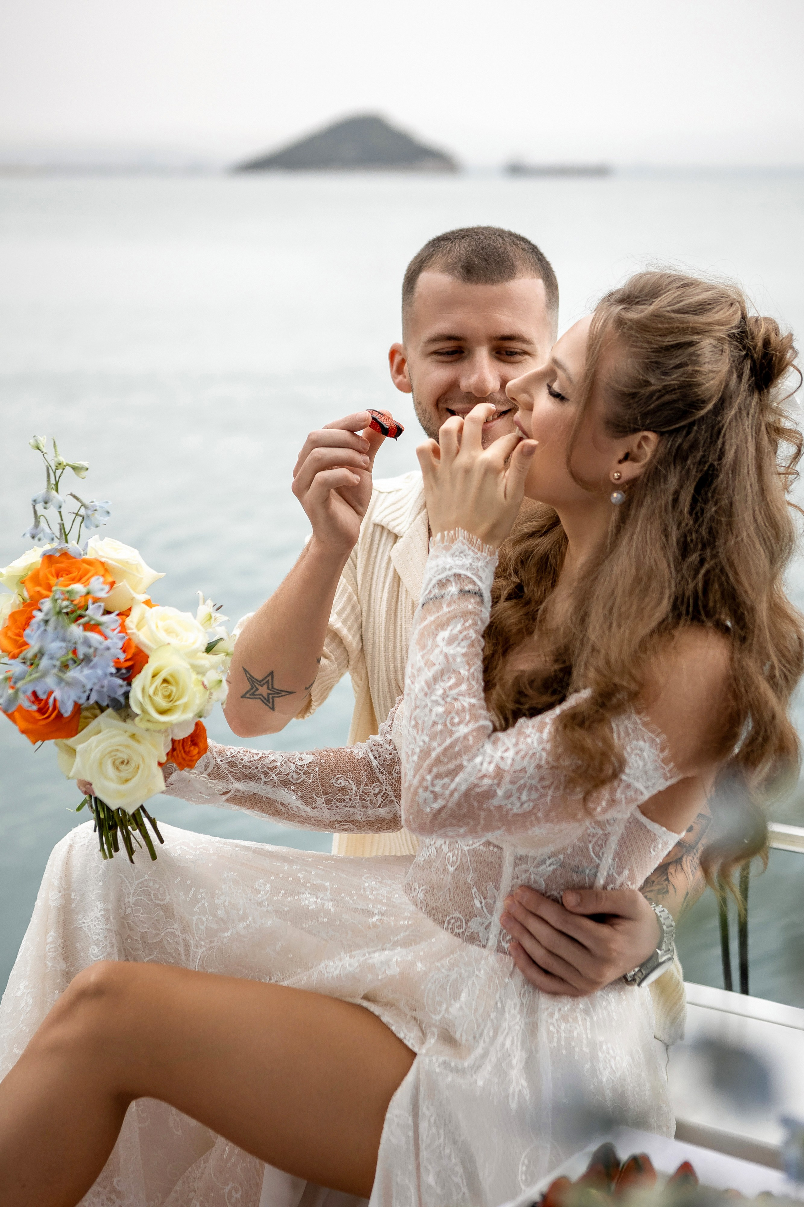 Свадьба на яхте. Фотограф в Анталии, Кемере и Белеке