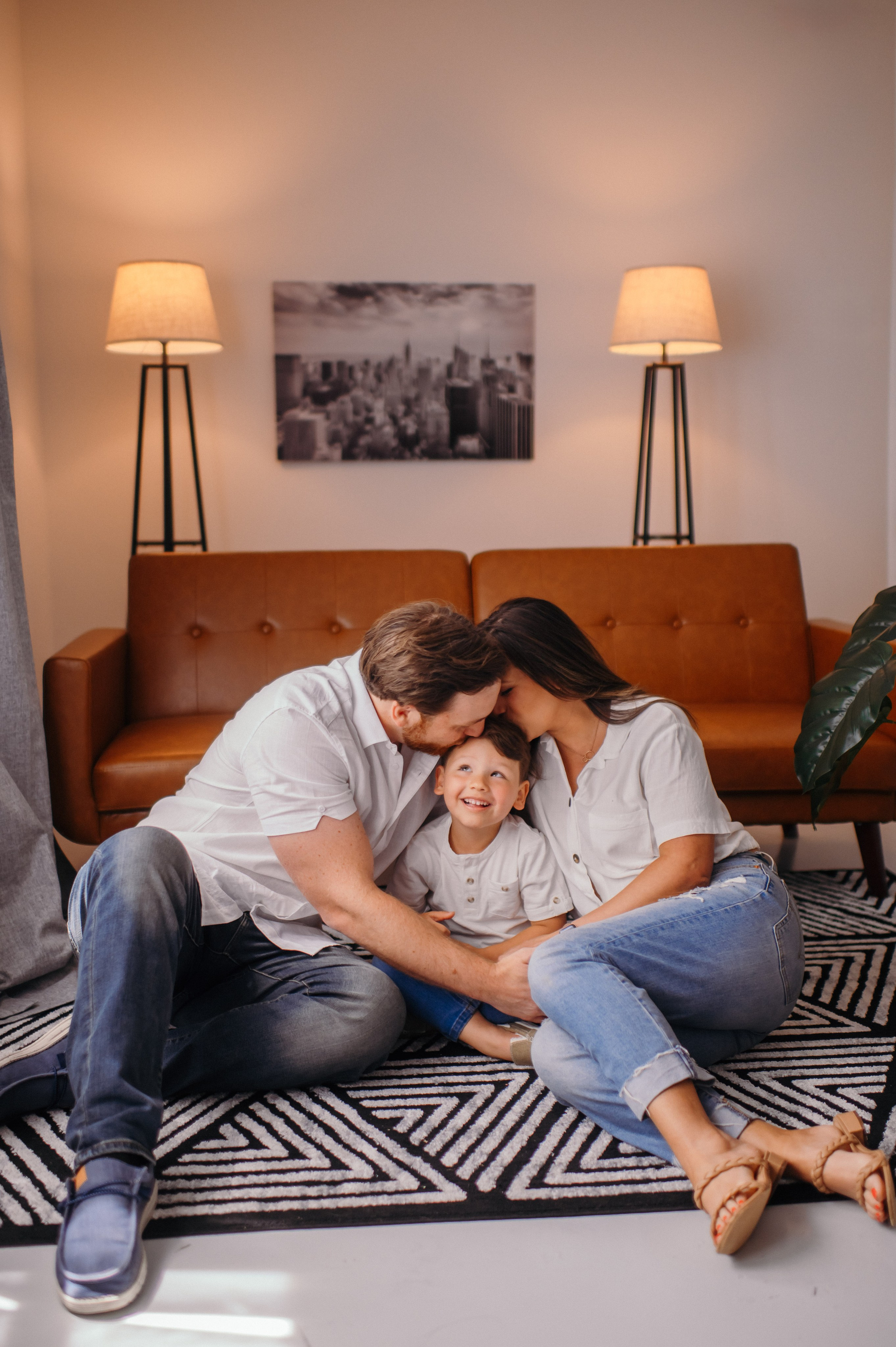 Amanda, Sam and Hayes. Wedding, maternity and family photographer in Charlotte Tasha Minn