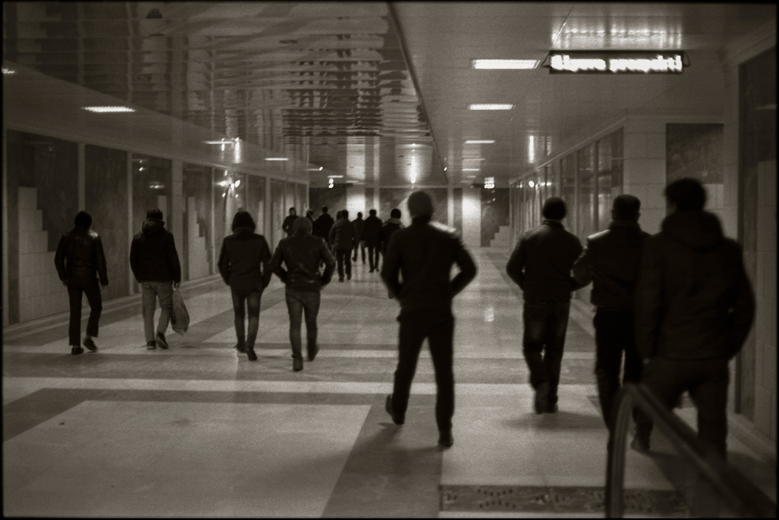 Going to work.  Baku, 2015