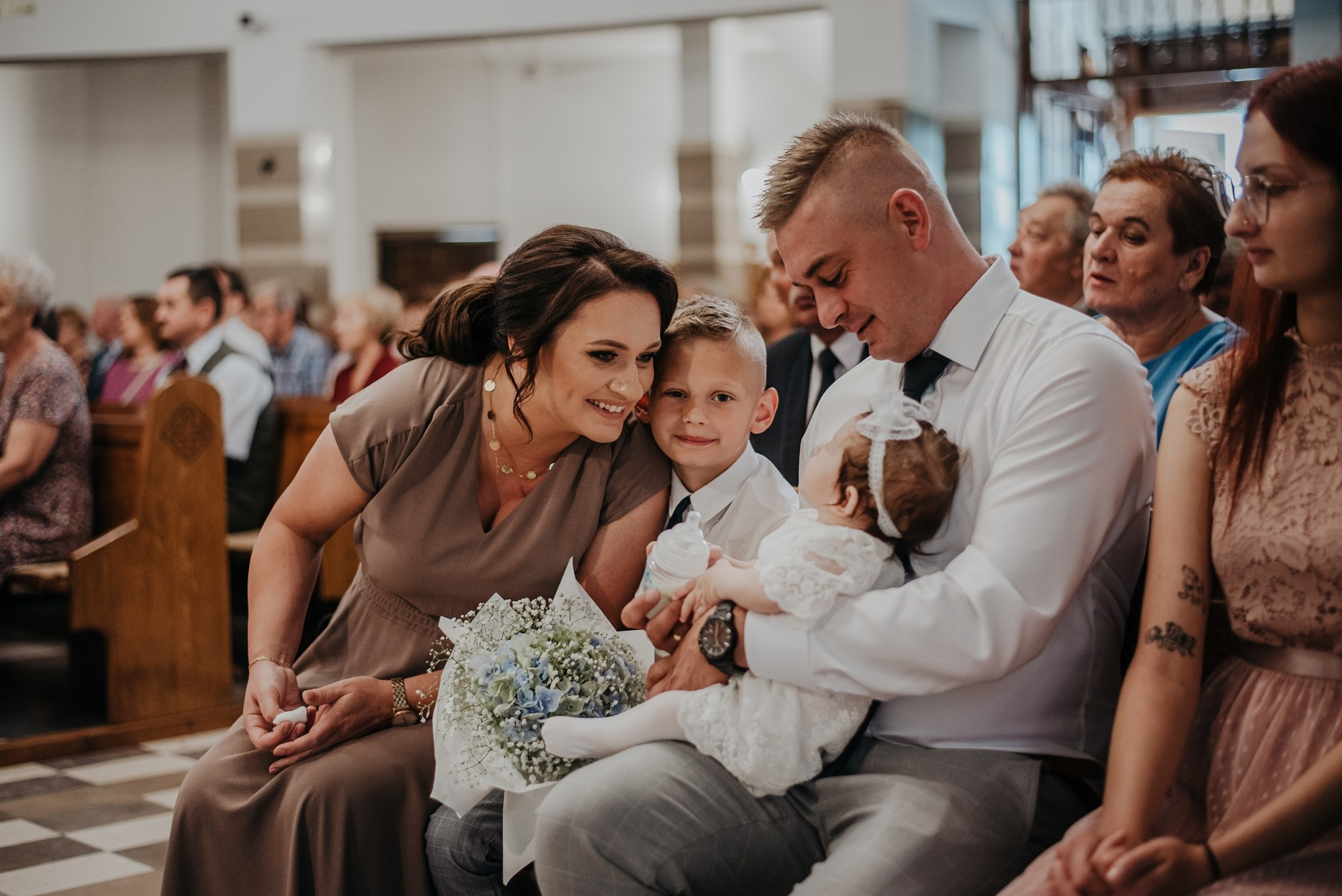 Chrzest Święty Klary. Dominika Strachacka Fotografia | Fotograf ślubny i rodzinny Opole Lubelskie Lublin