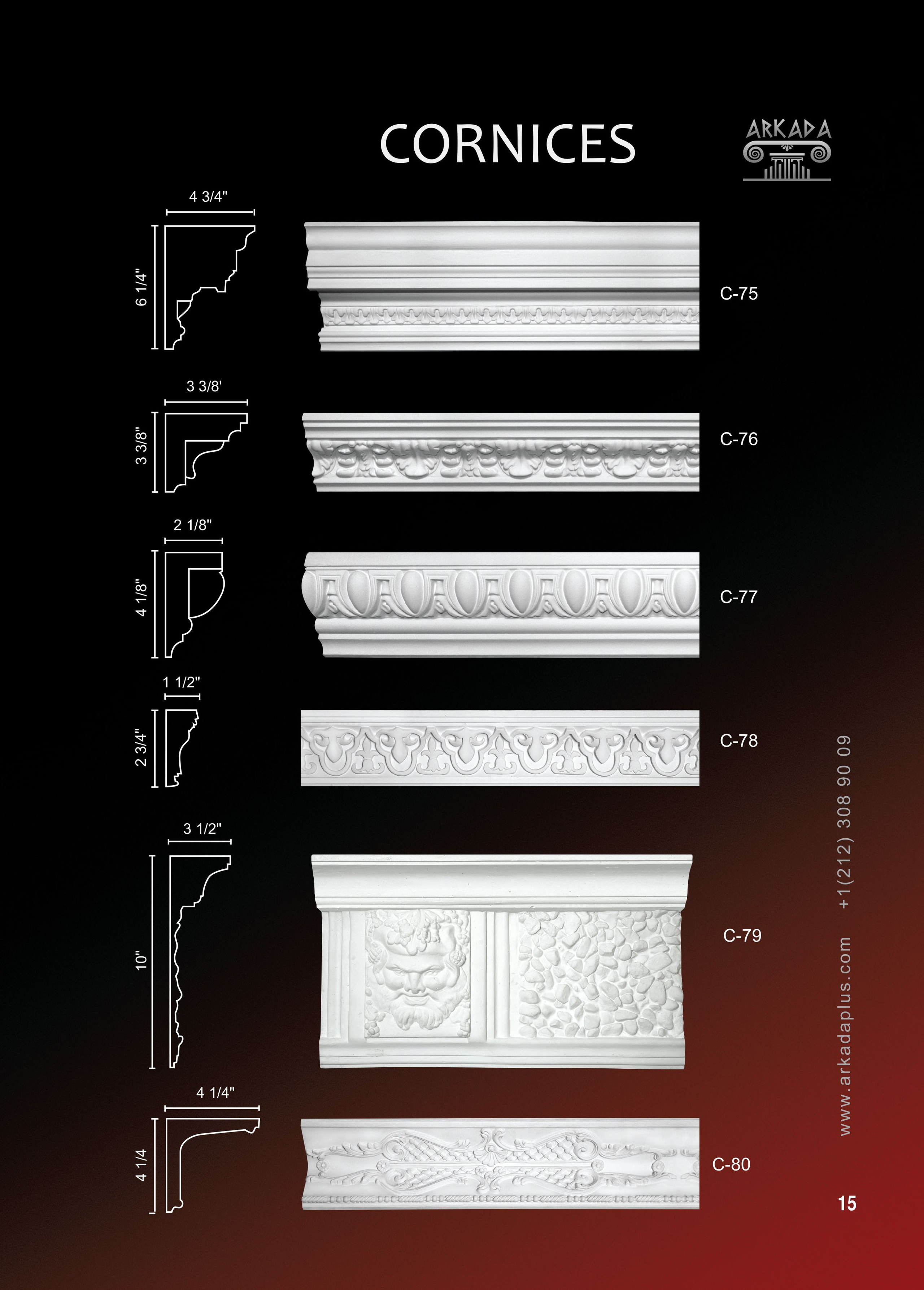Crown Molding. Plaster molding