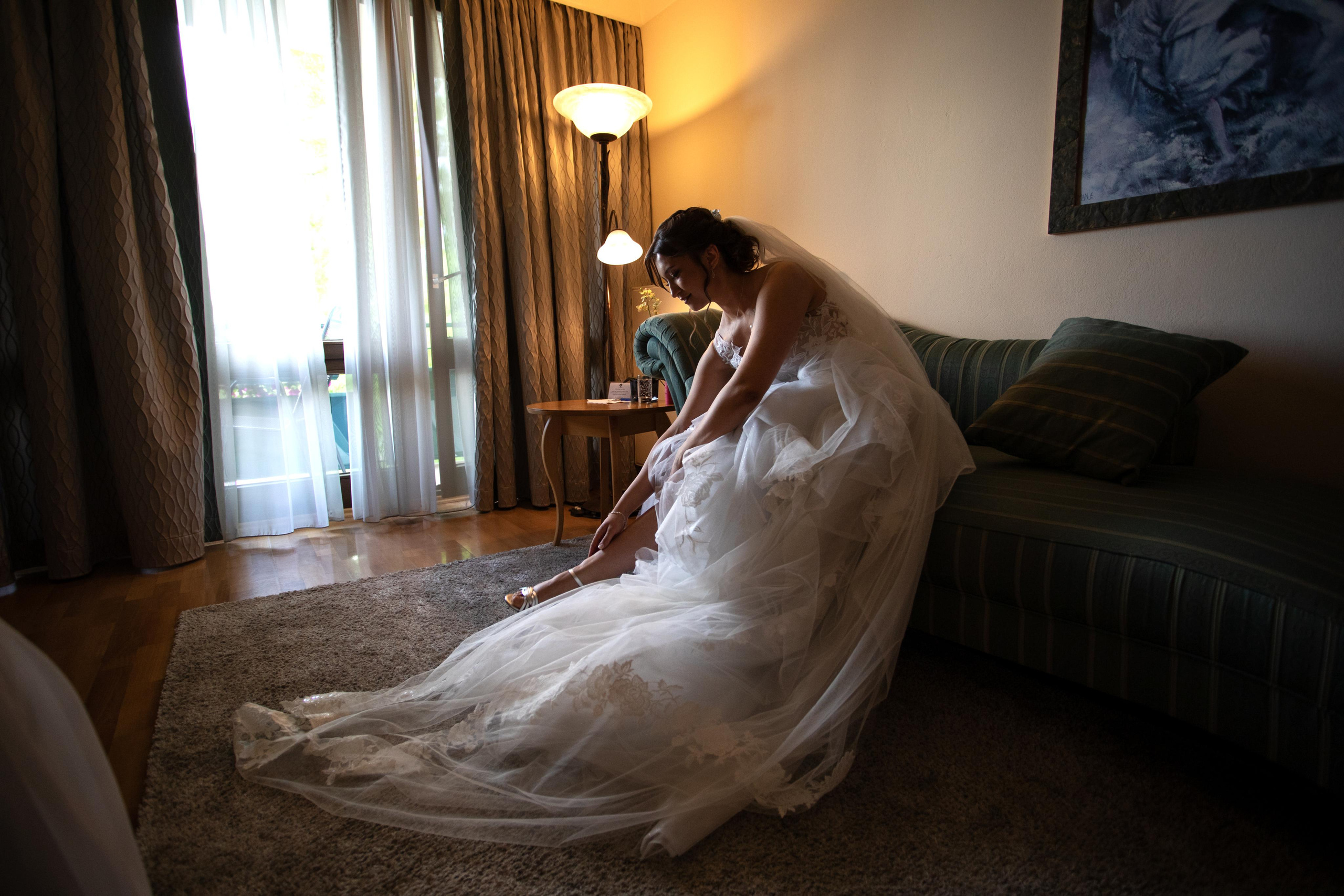 Kreatives Shooting im Hotelzimmer, Vorbereitung