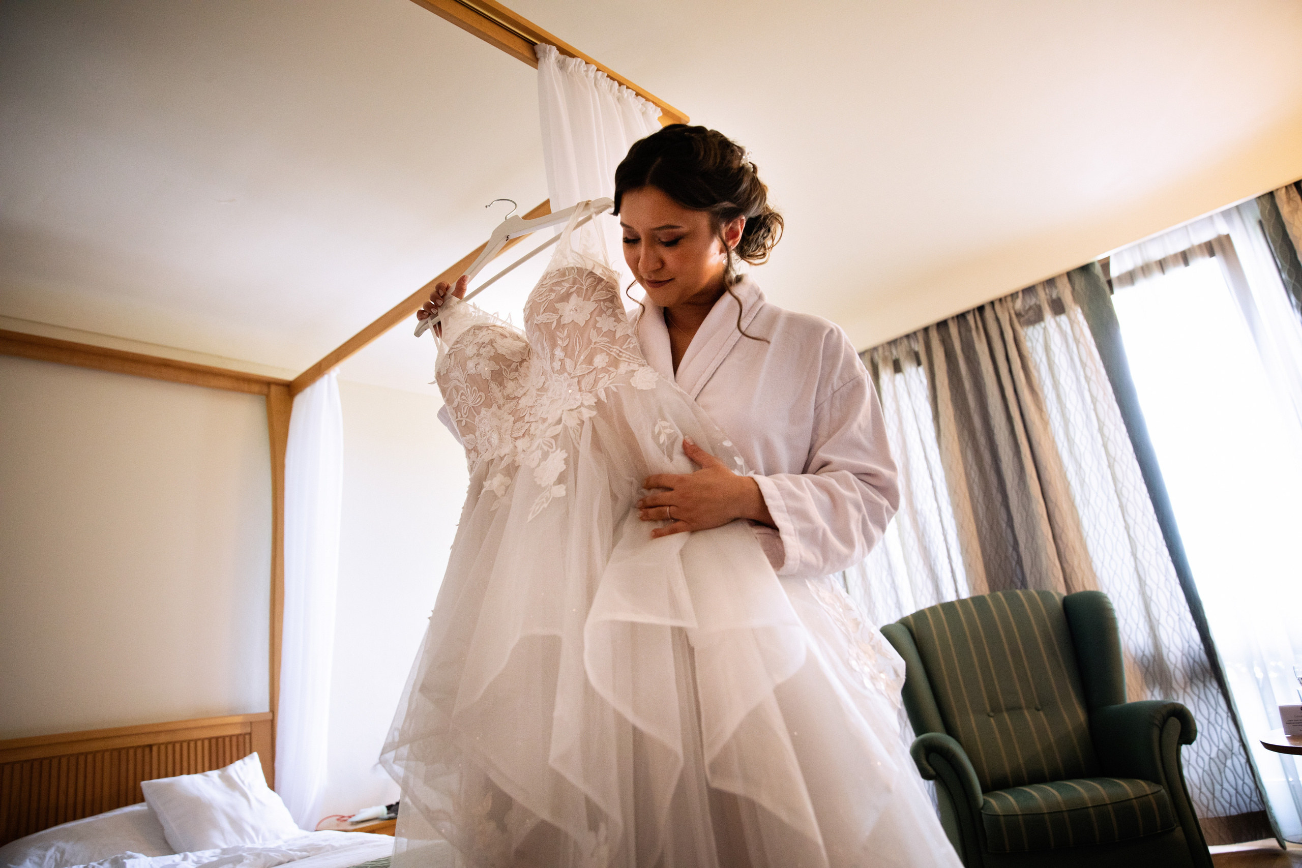 Getting Ready im Hotelzimmer