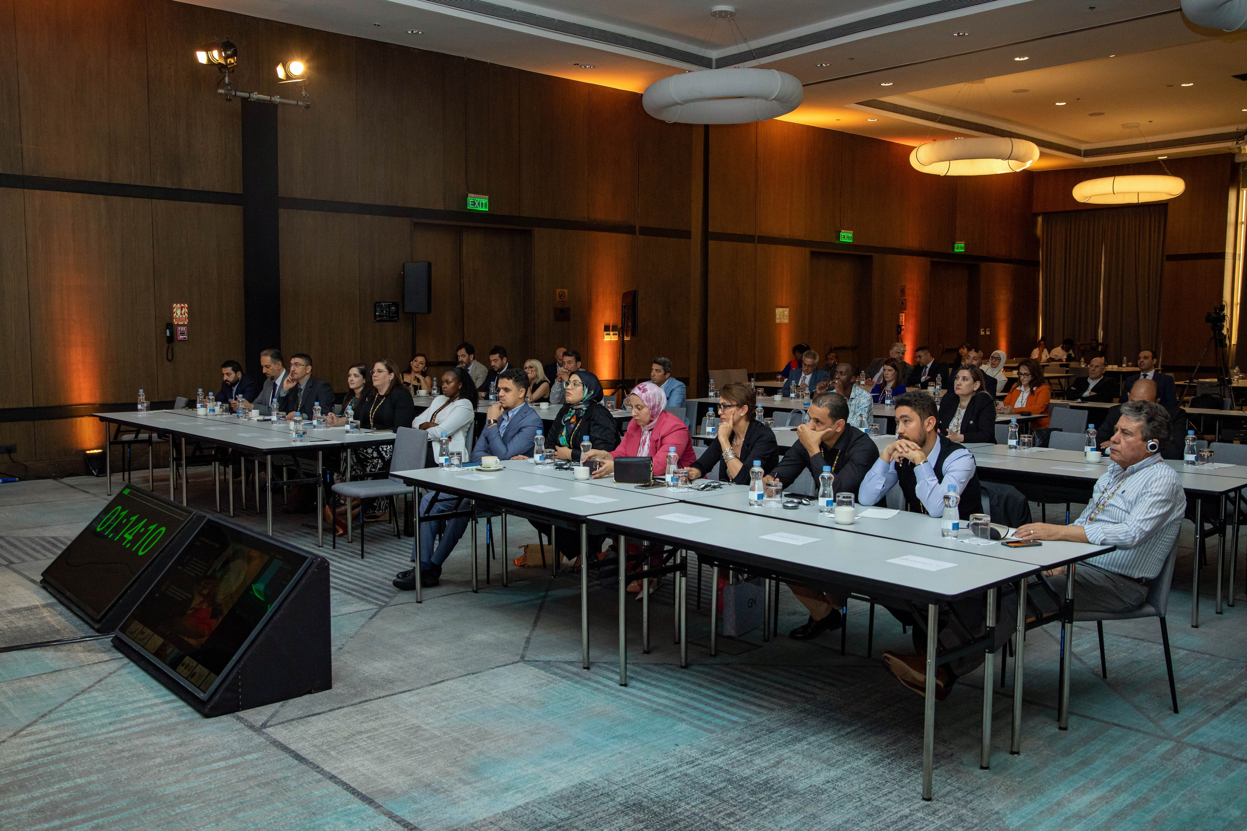 A wide-shot of a conference hall with attendees, during GN's annual event held in Nairobi.