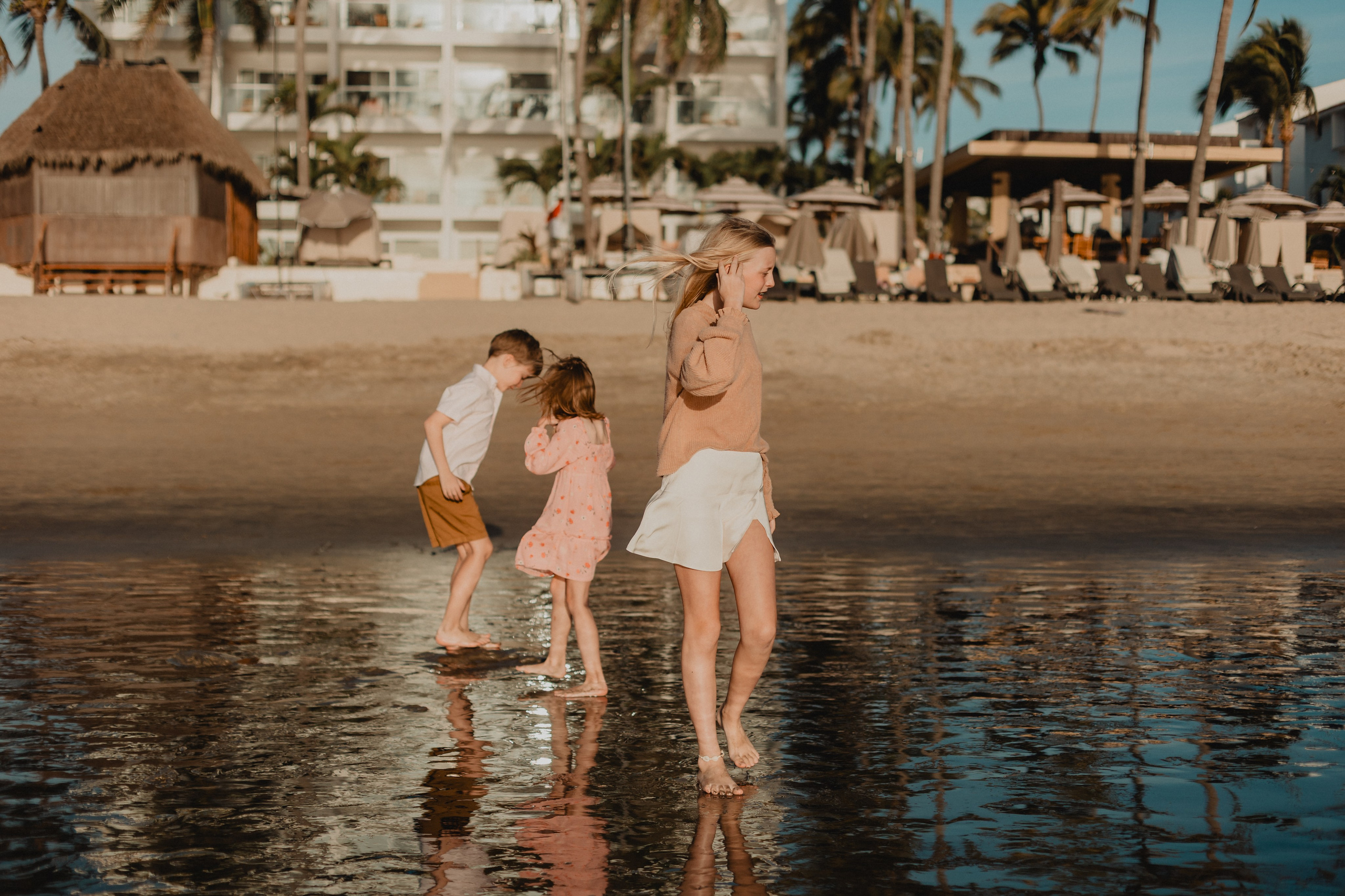 Laughter, Sand, and Sea: A Family Session in Nuevo Vallarta