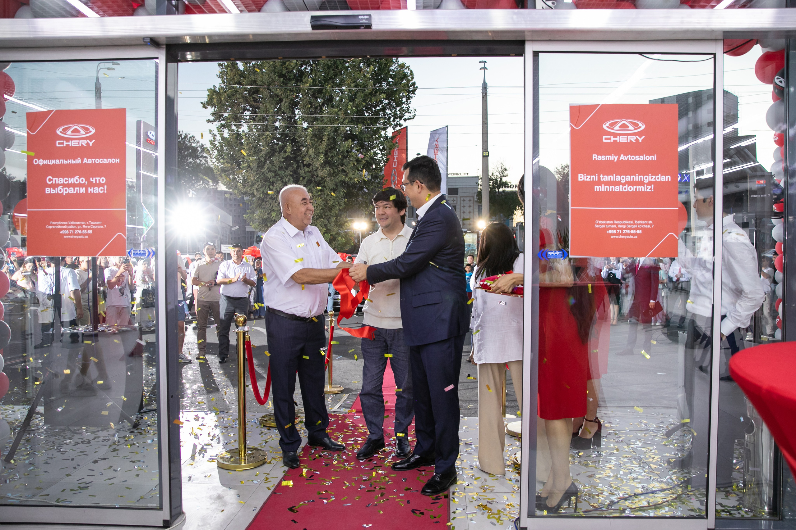 Открытие Chery. Профессиональная Фото-Видео Студия Геннадия Нестеренко | Ташкент и Весь Узбекистан