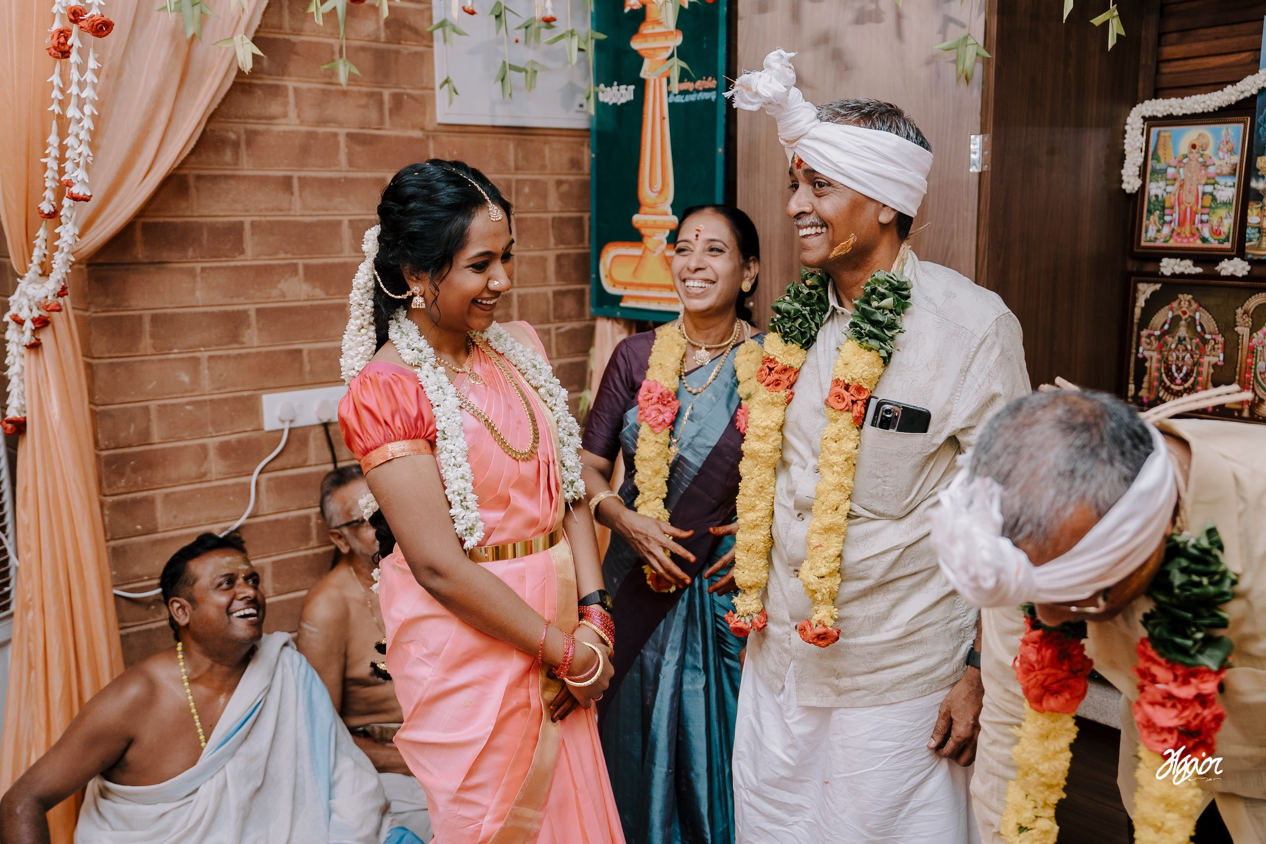 Wedding documentary photography in Pondicherry. Agam Vizha