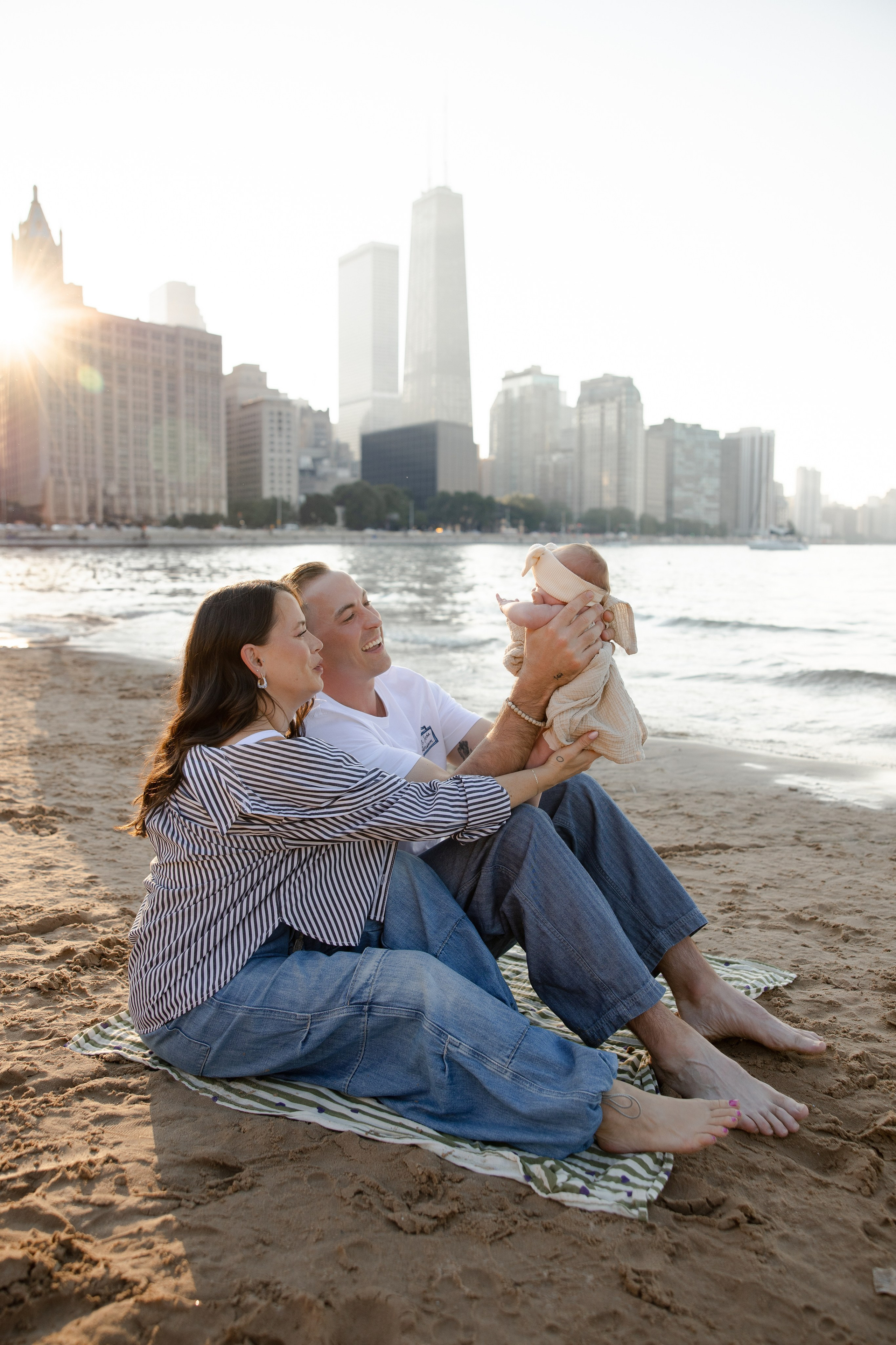 Family on the beach. Photo_fedorova