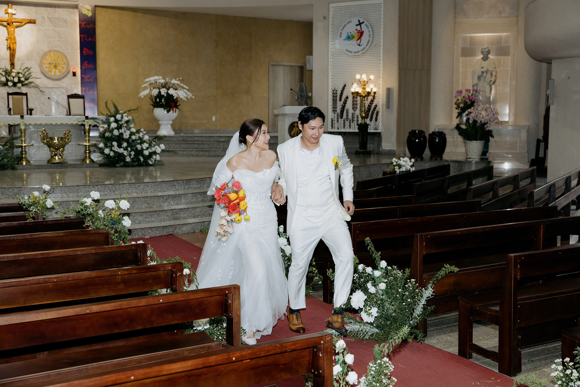 Church Wedding / Nica & Xavier. Nhiếp ảnh gia đám cưới hàng đầu tại Thành Phố Hồ Chí Minh