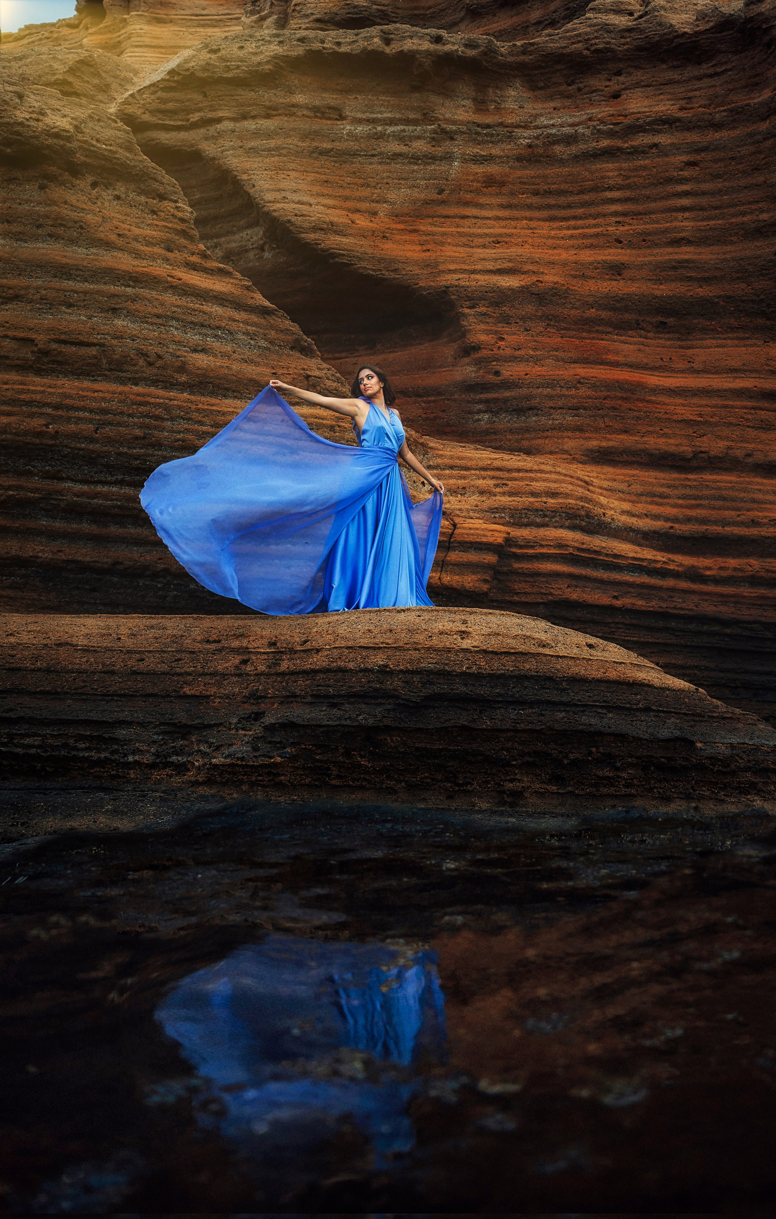 Vestido violeta #18 50 €. Tania Bonnet | Fotógrafa en Tenerife | Flying Dress & Family Photographer