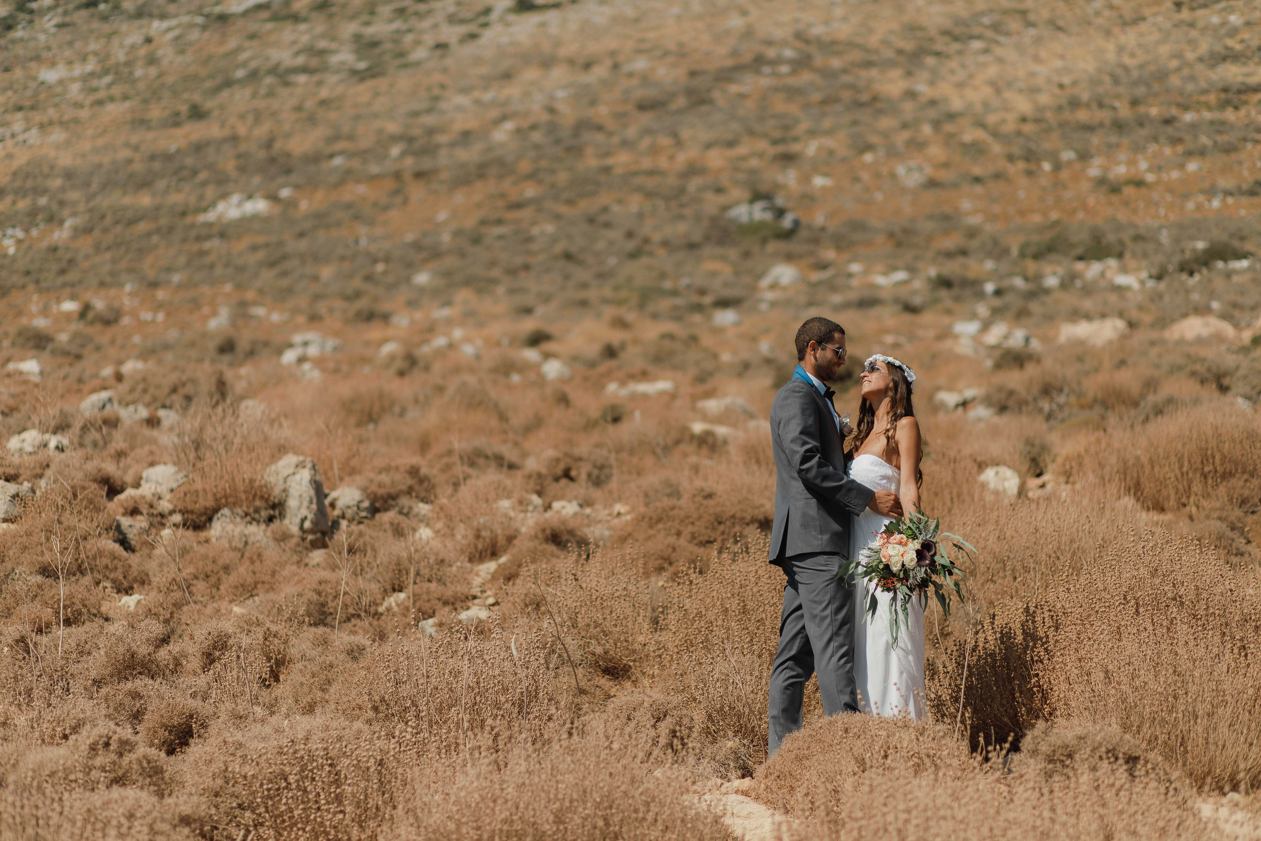 Marino & Steffi, Crete. Denny Savon — Photographer in Santorini | Weddings, Love Stories & Flying Dress