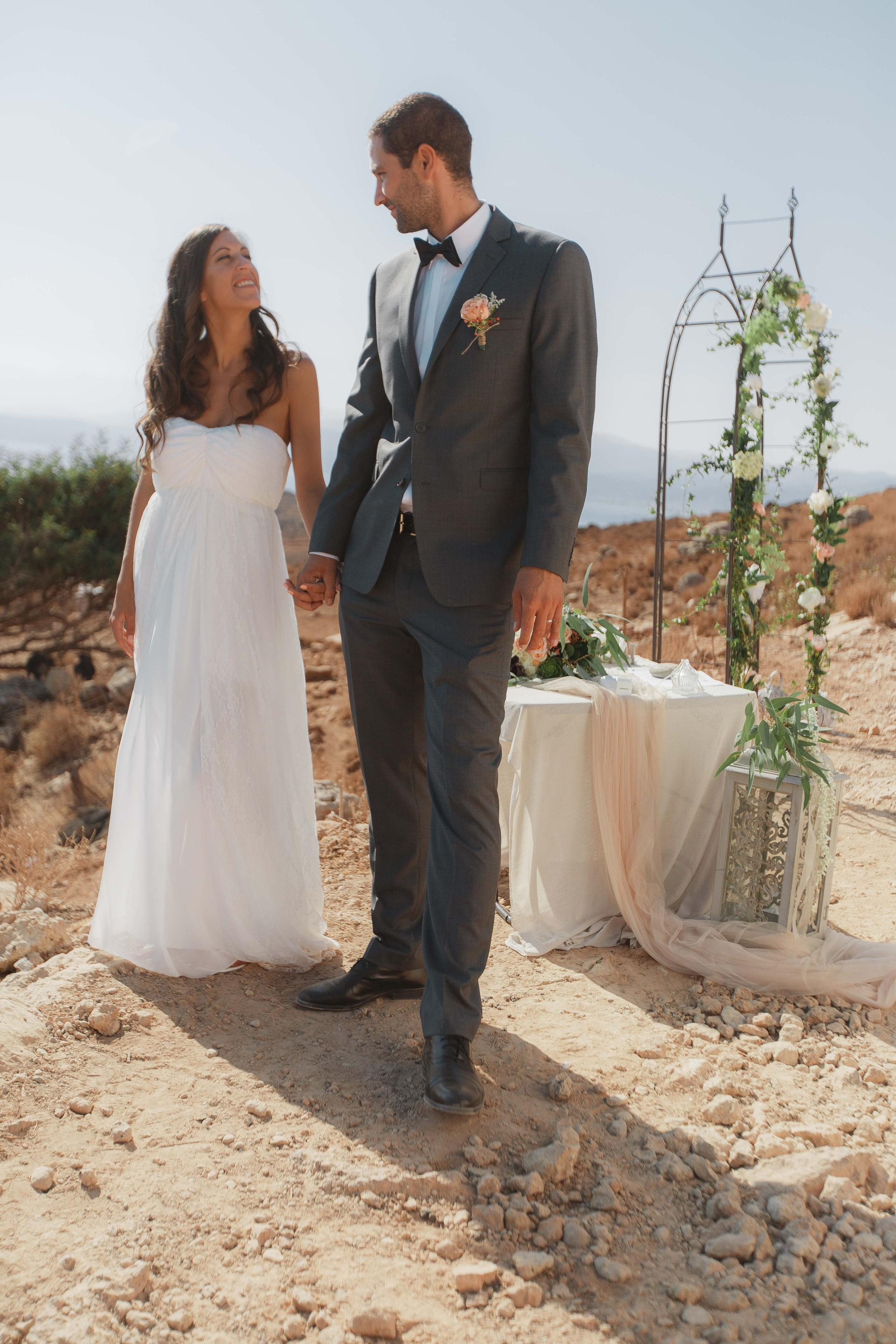 Marino & Steffi, Crete. Denny Savon — Photographer in Santorini | Weddings, Love Stories & Flying Dress