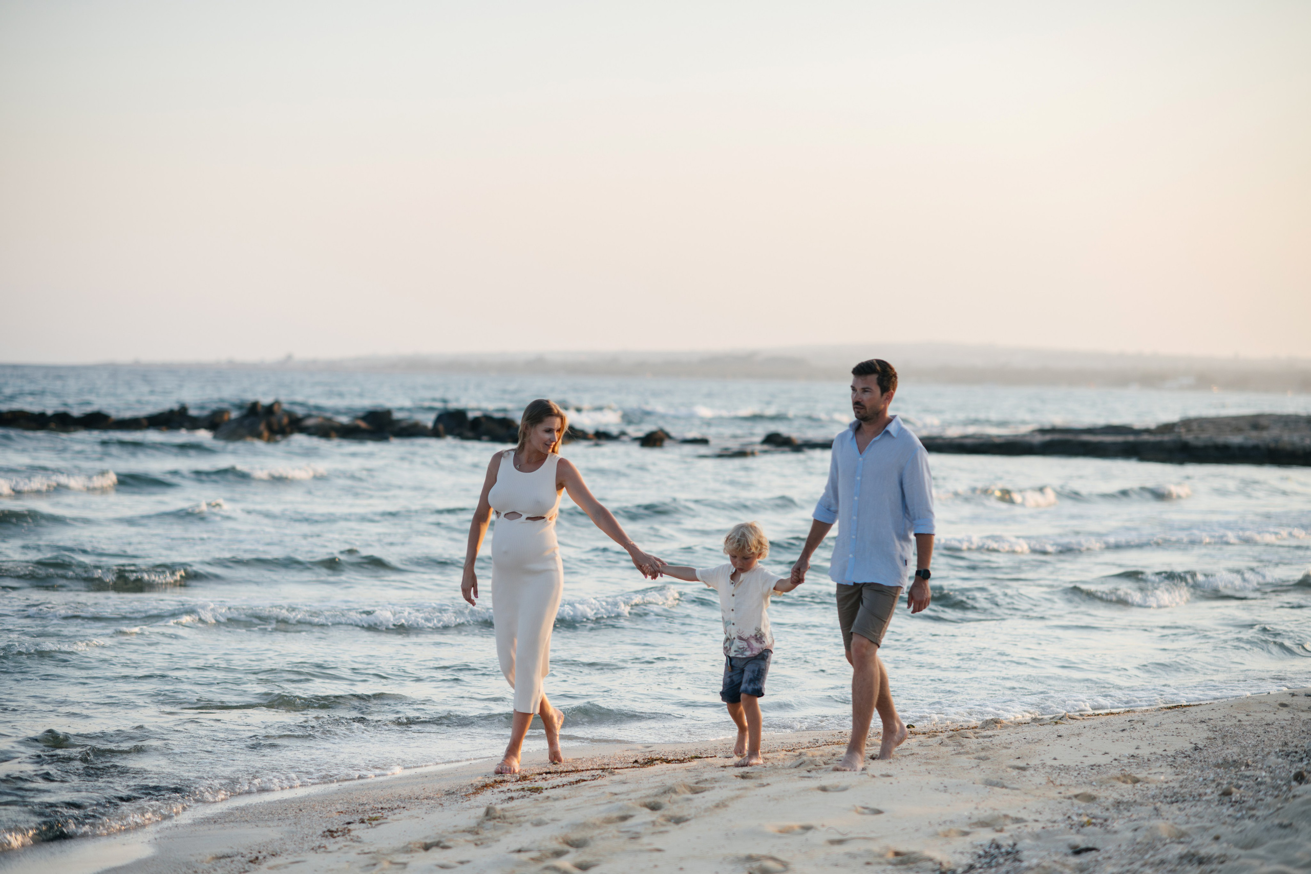 На пляже. Фотограф на Кипре