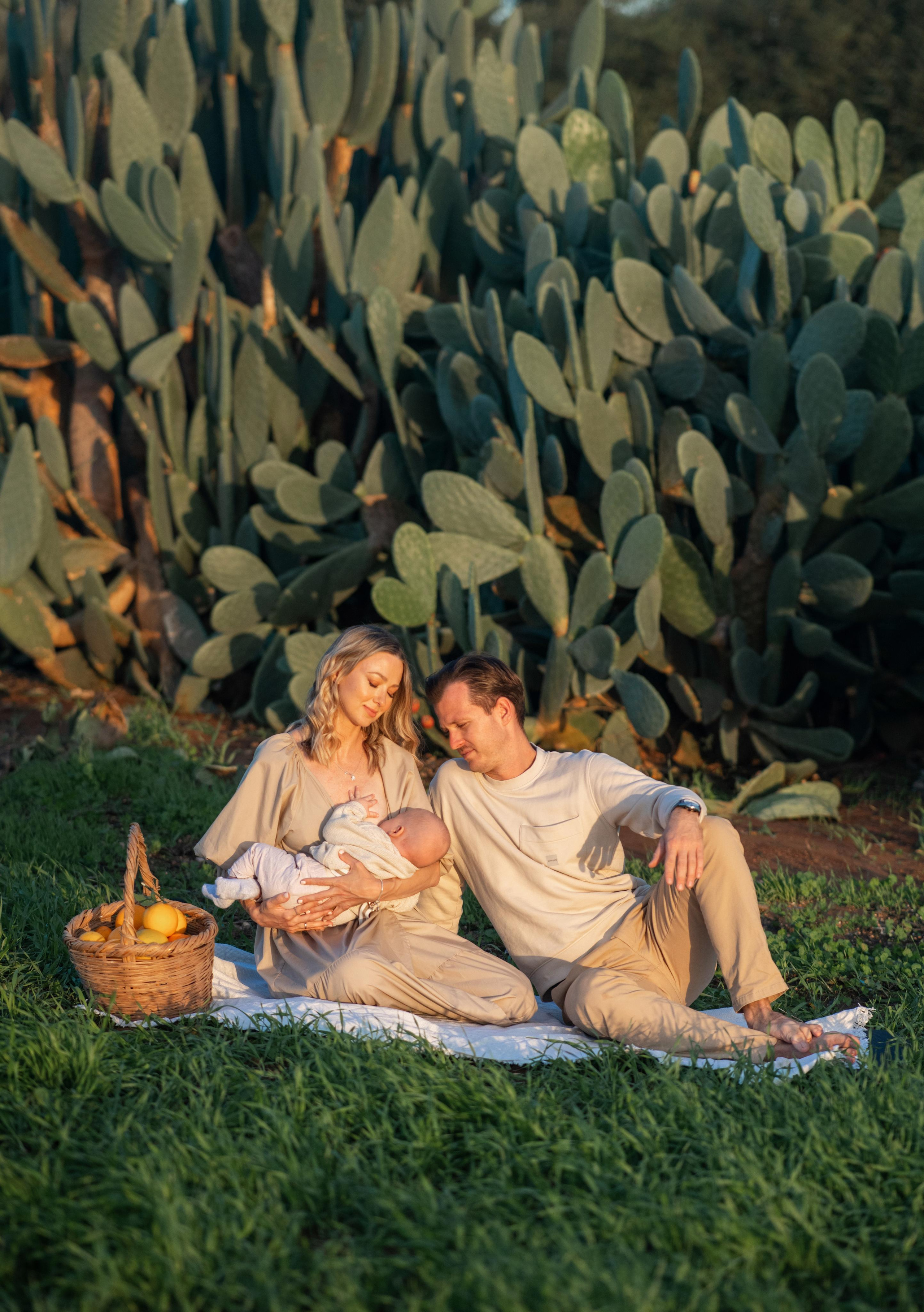 Первая съемка малыша. Фотограф на Кипре