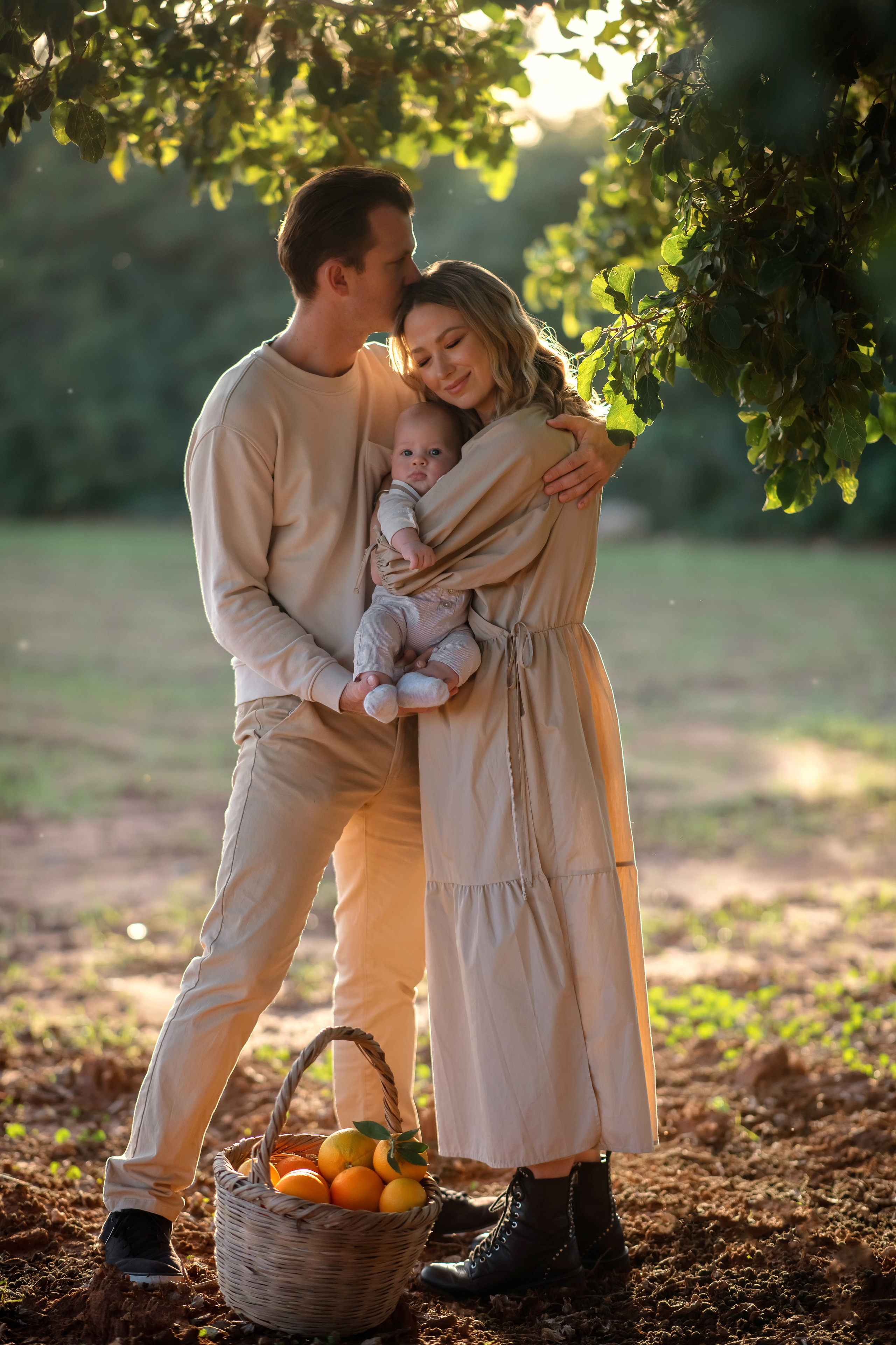 Первая съемка малыша. Фотограф на Кипре