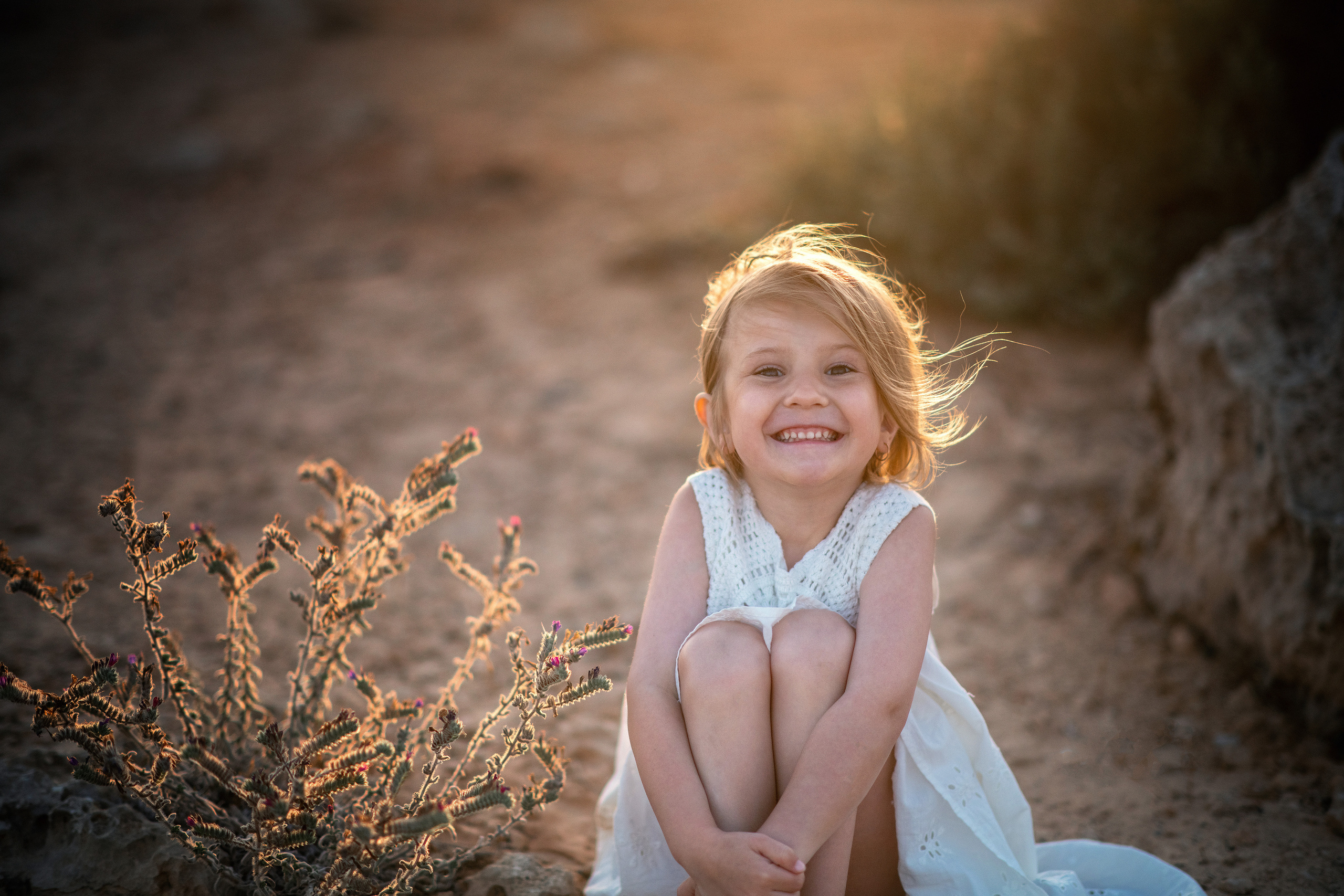 Съемка на пляже Макронисос. Фотограф на Кипре