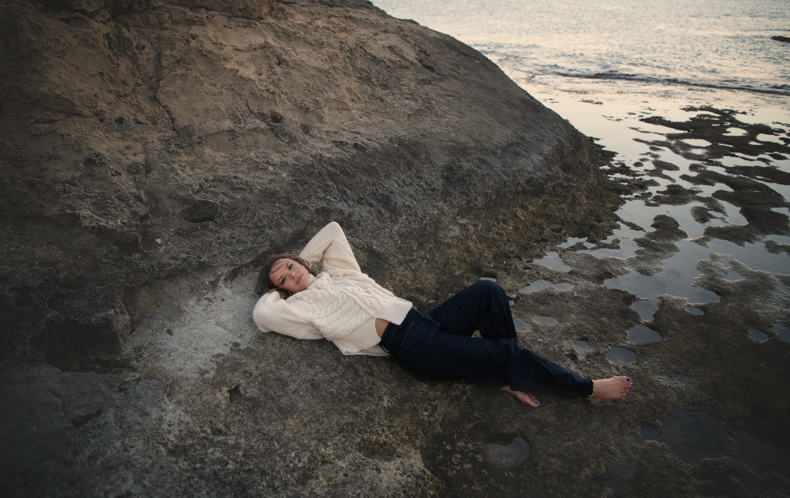 В бухте. Фотограф на Кипре