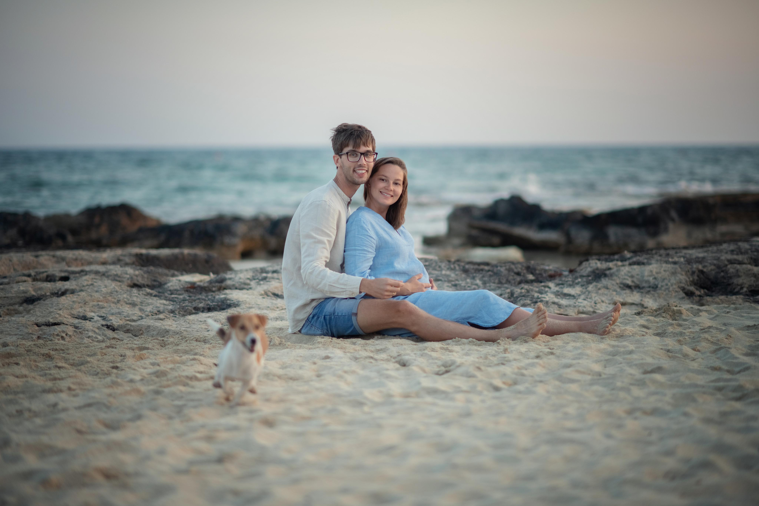 На пляже. Фотограф на Кипре