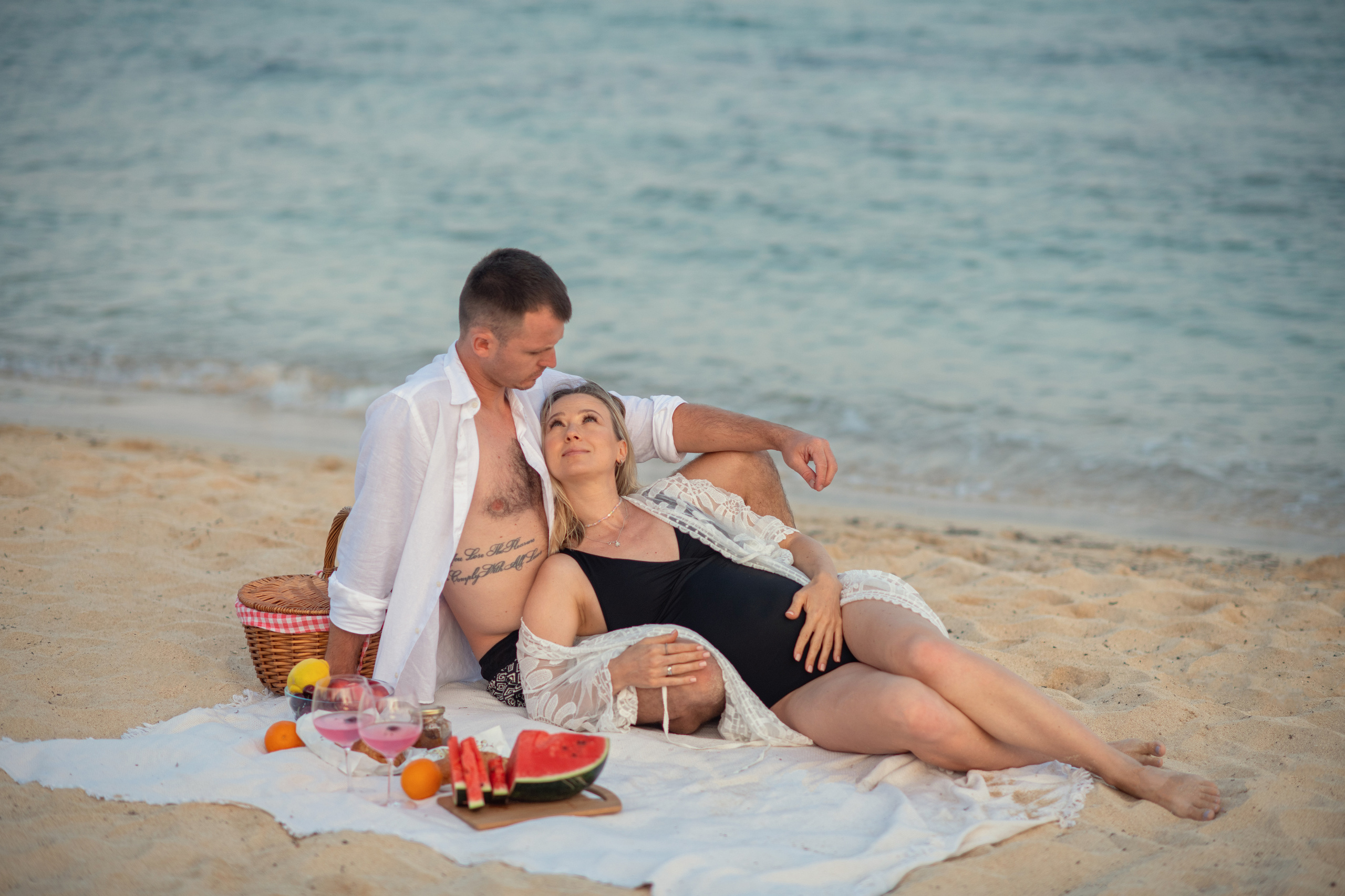 На пляже. Фотограф на Кипре