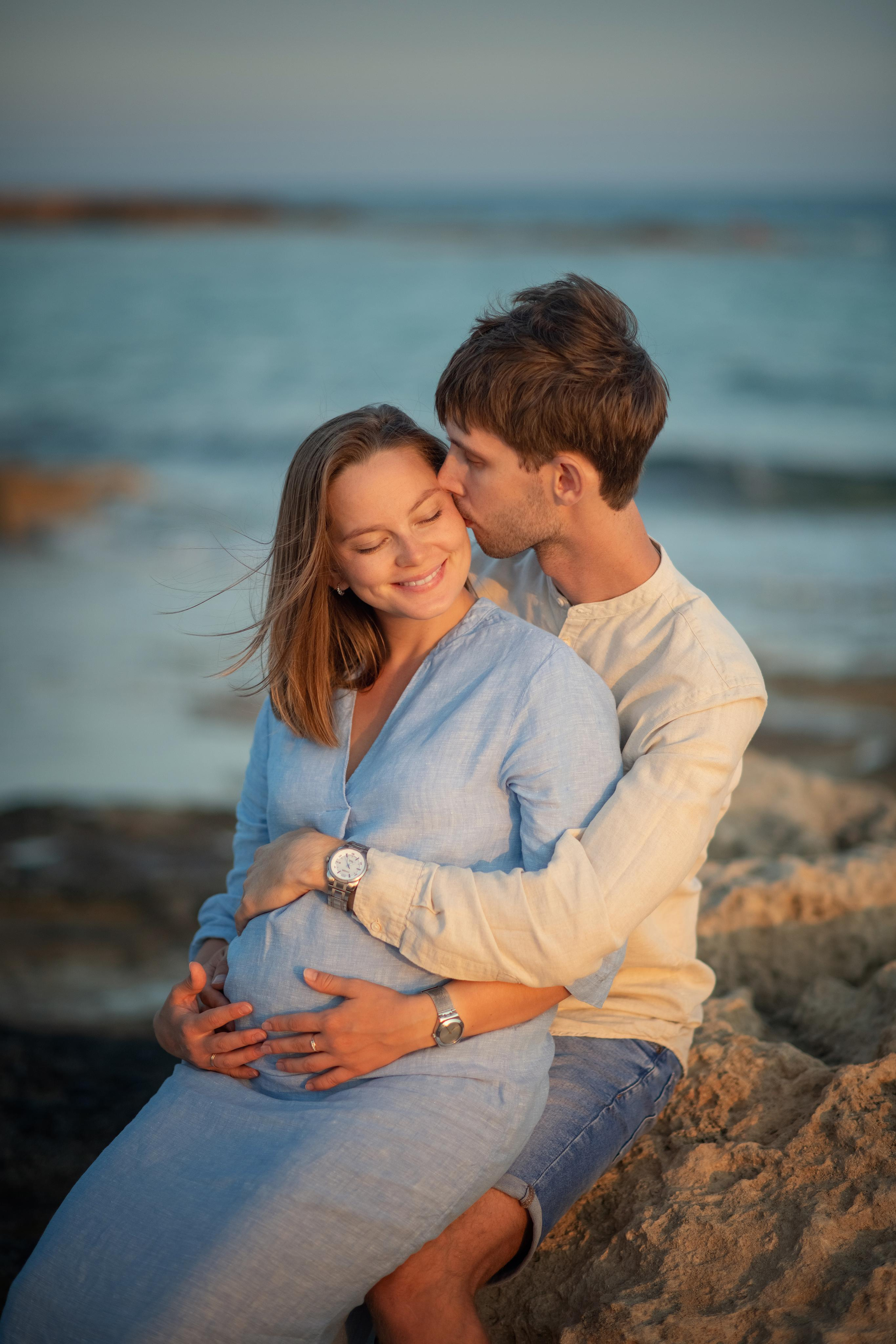 На пляже. Фотограф на Кипре