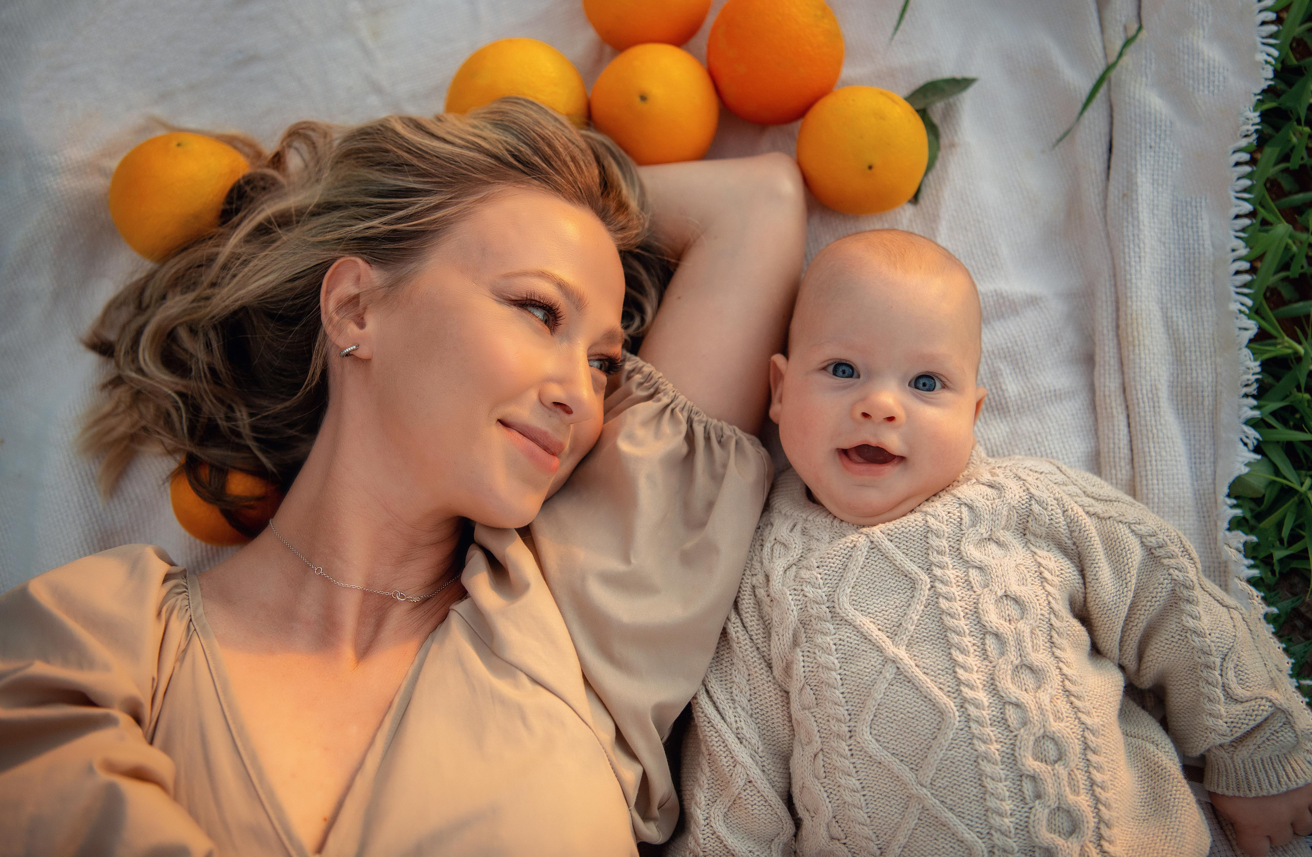 Первая съемка малыша. Фотограф на Кипре