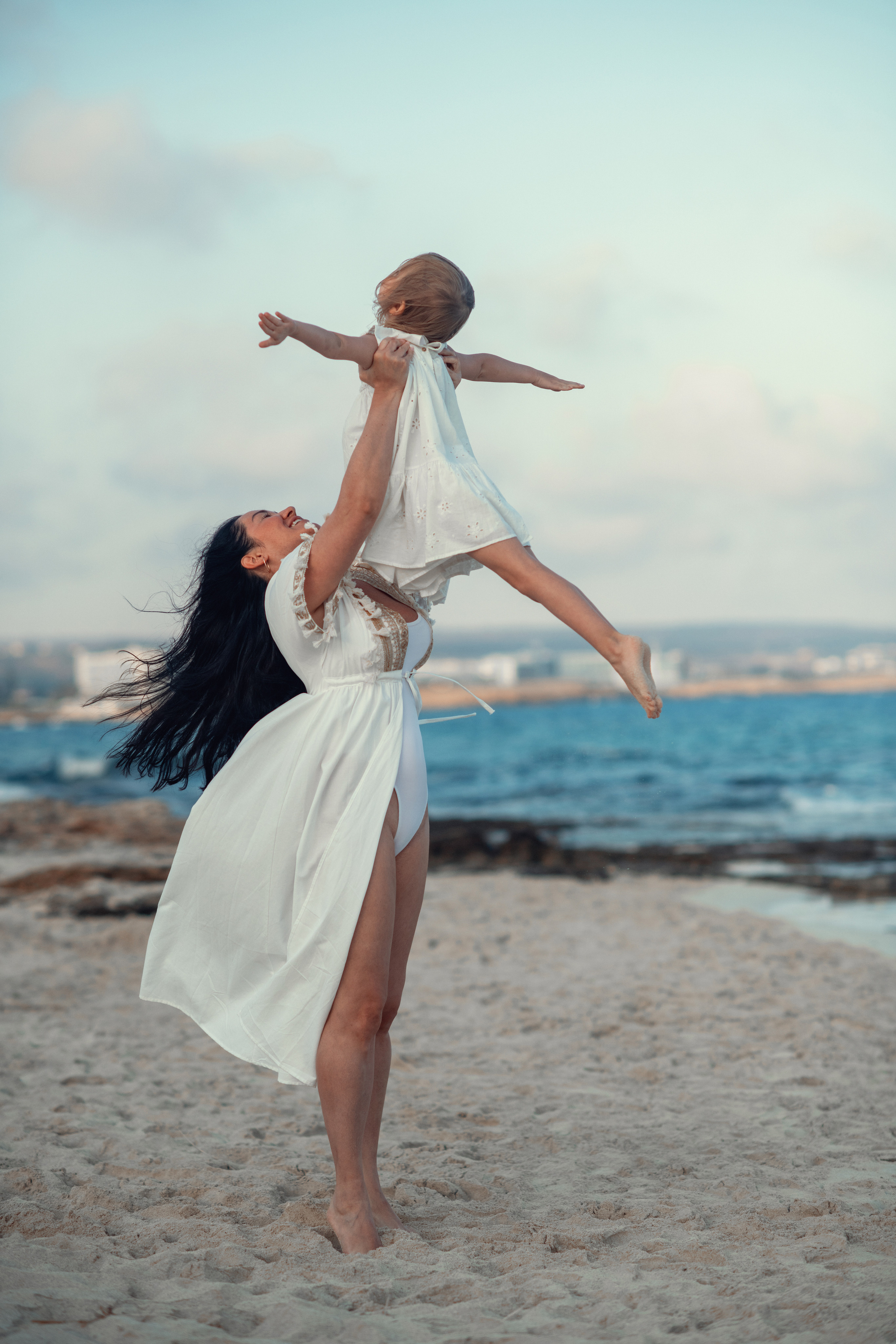 Съемка на пляже Макронисос. Фотограф на Кипре