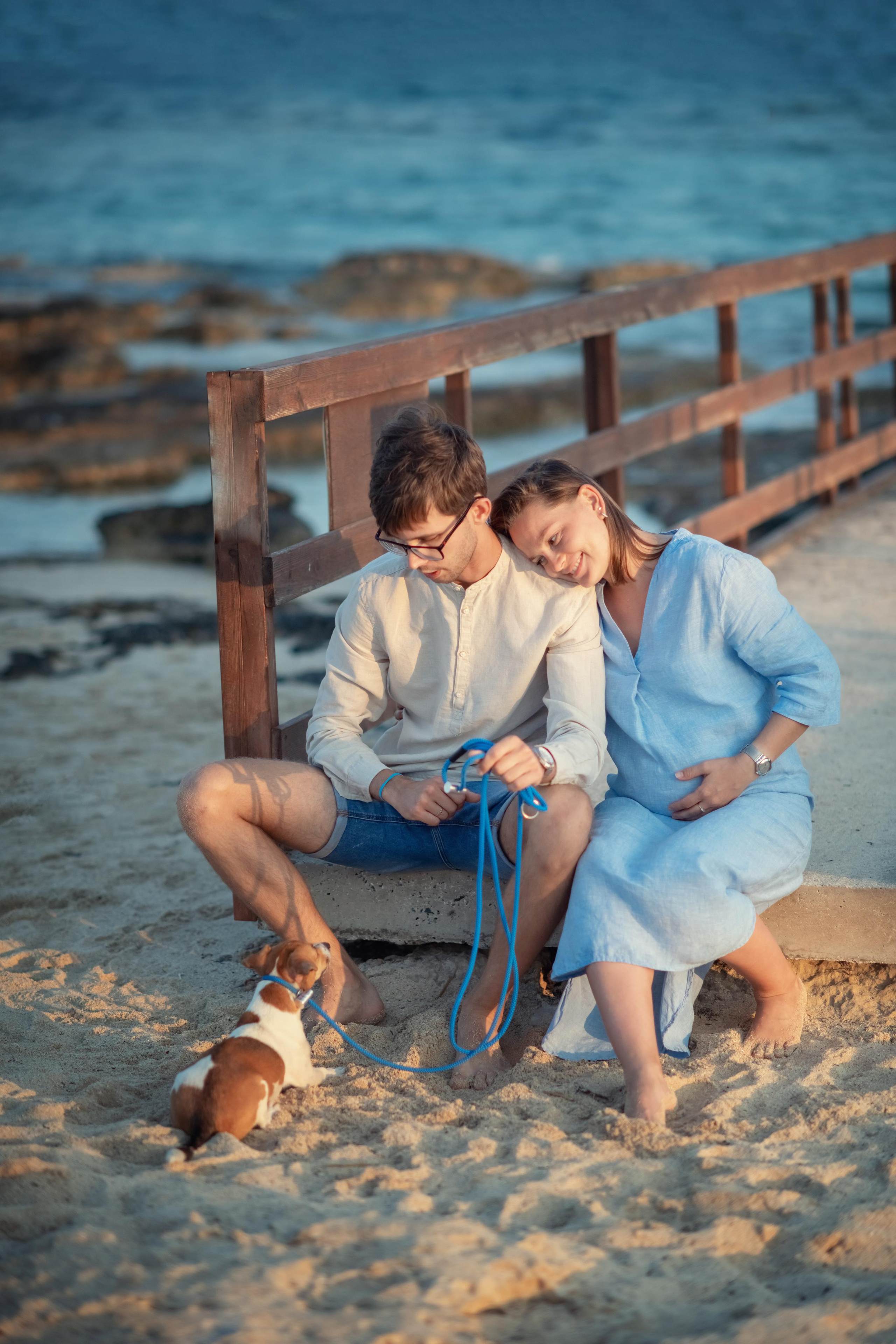 На пляже. Фотограф на Кипре