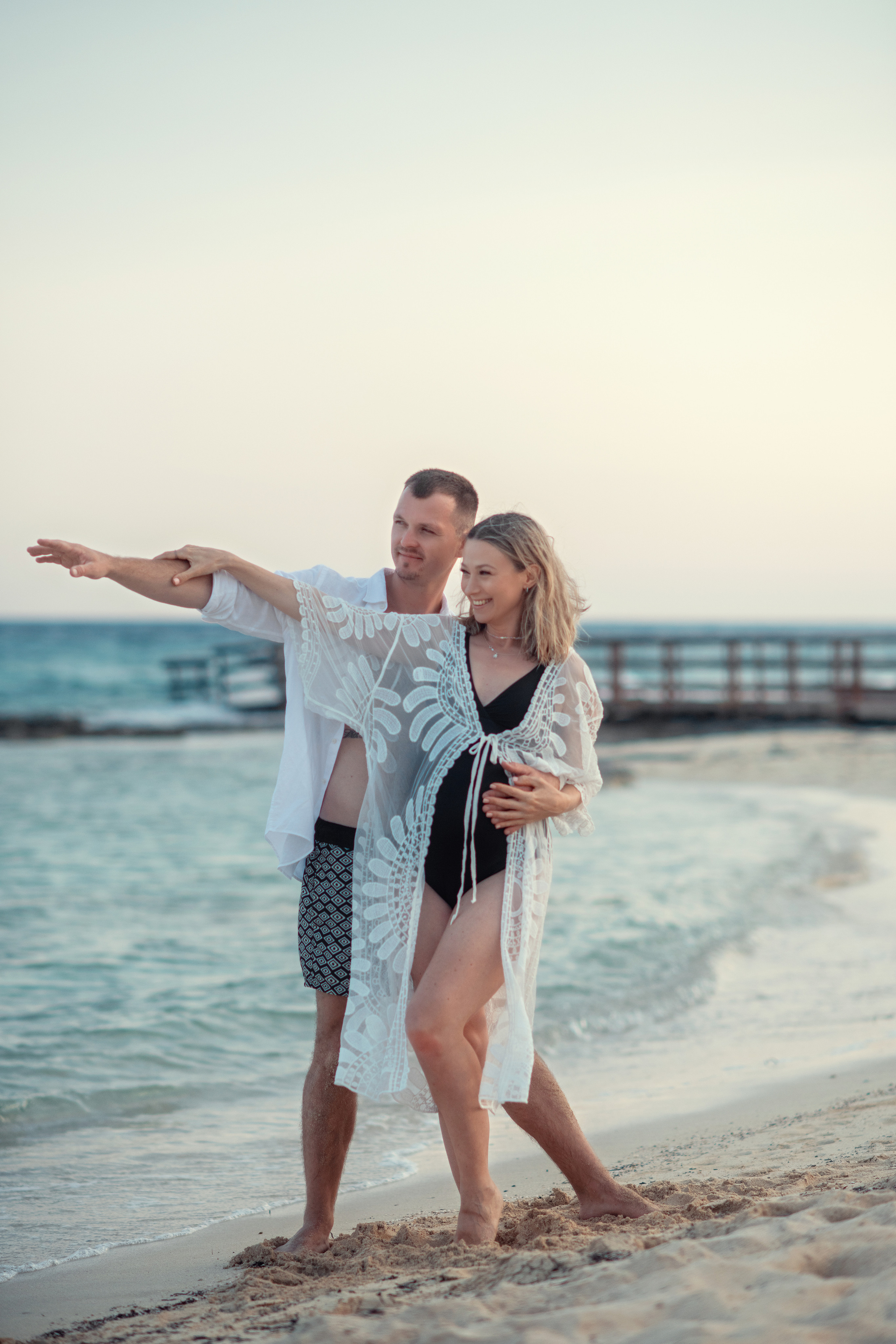 На пляже. Фотограф на Кипре