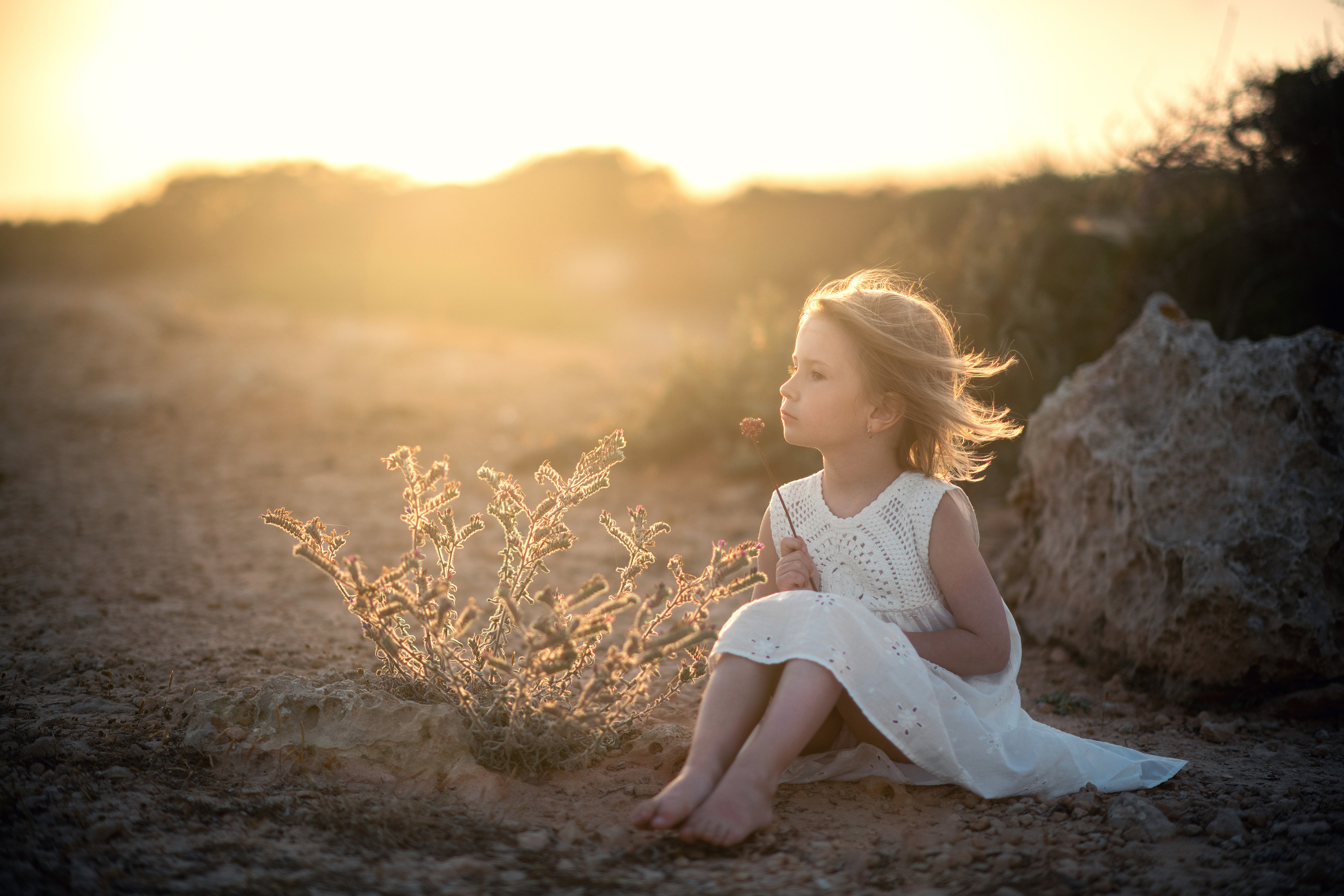 Съемка на пляже Макронисос. Фотограф на Кипре