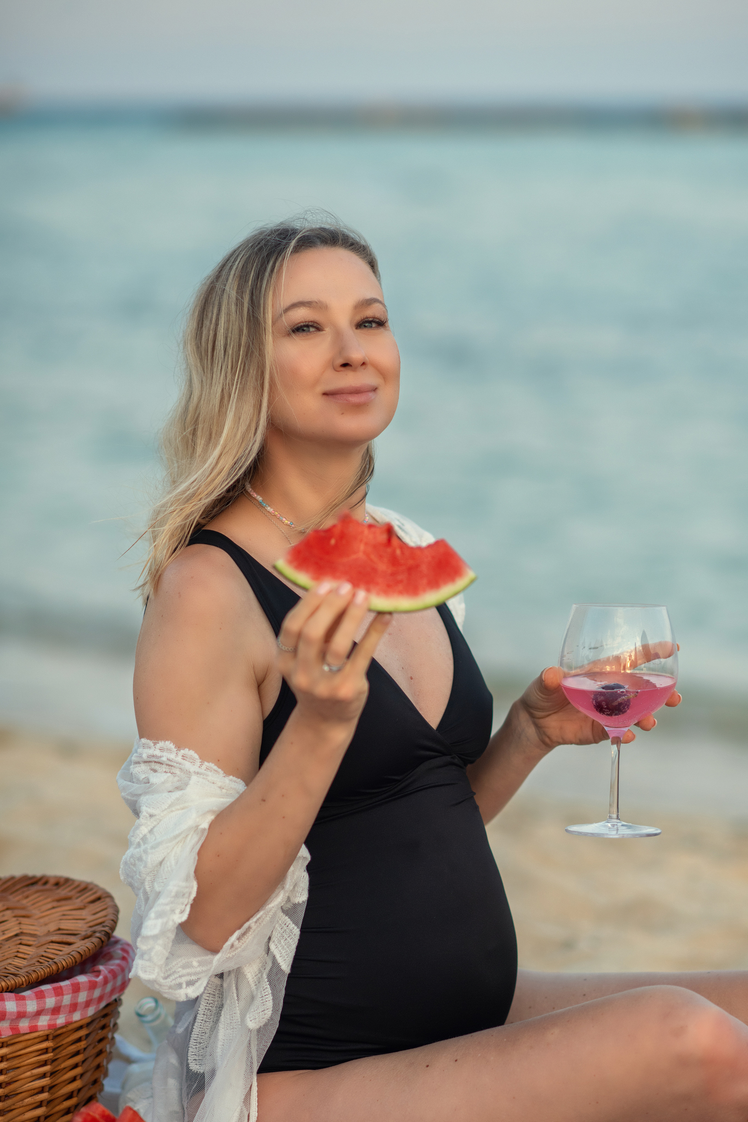 На пляже. Фотограф на Кипре