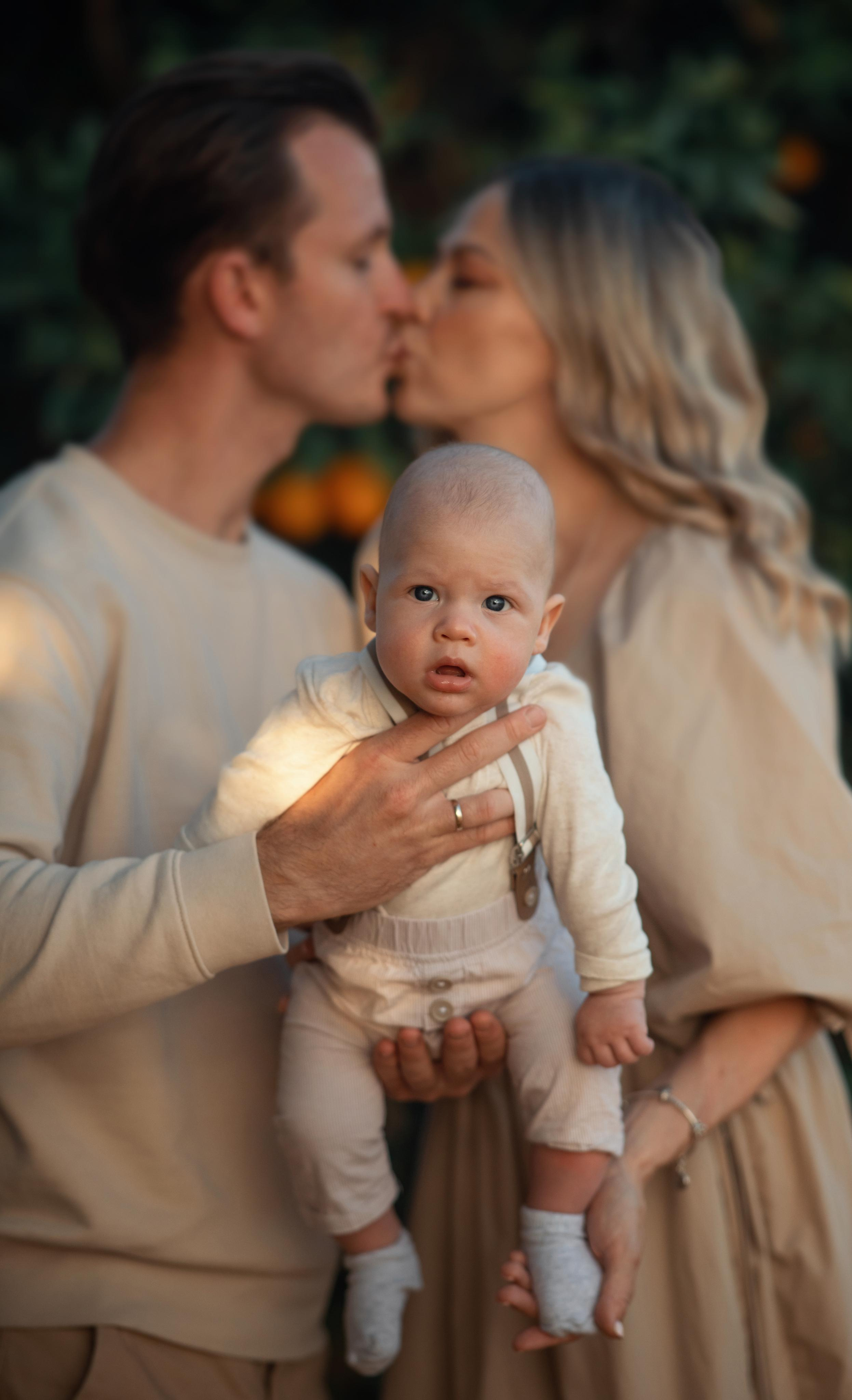 Первая съемка малыша. Фотограф на Кипре