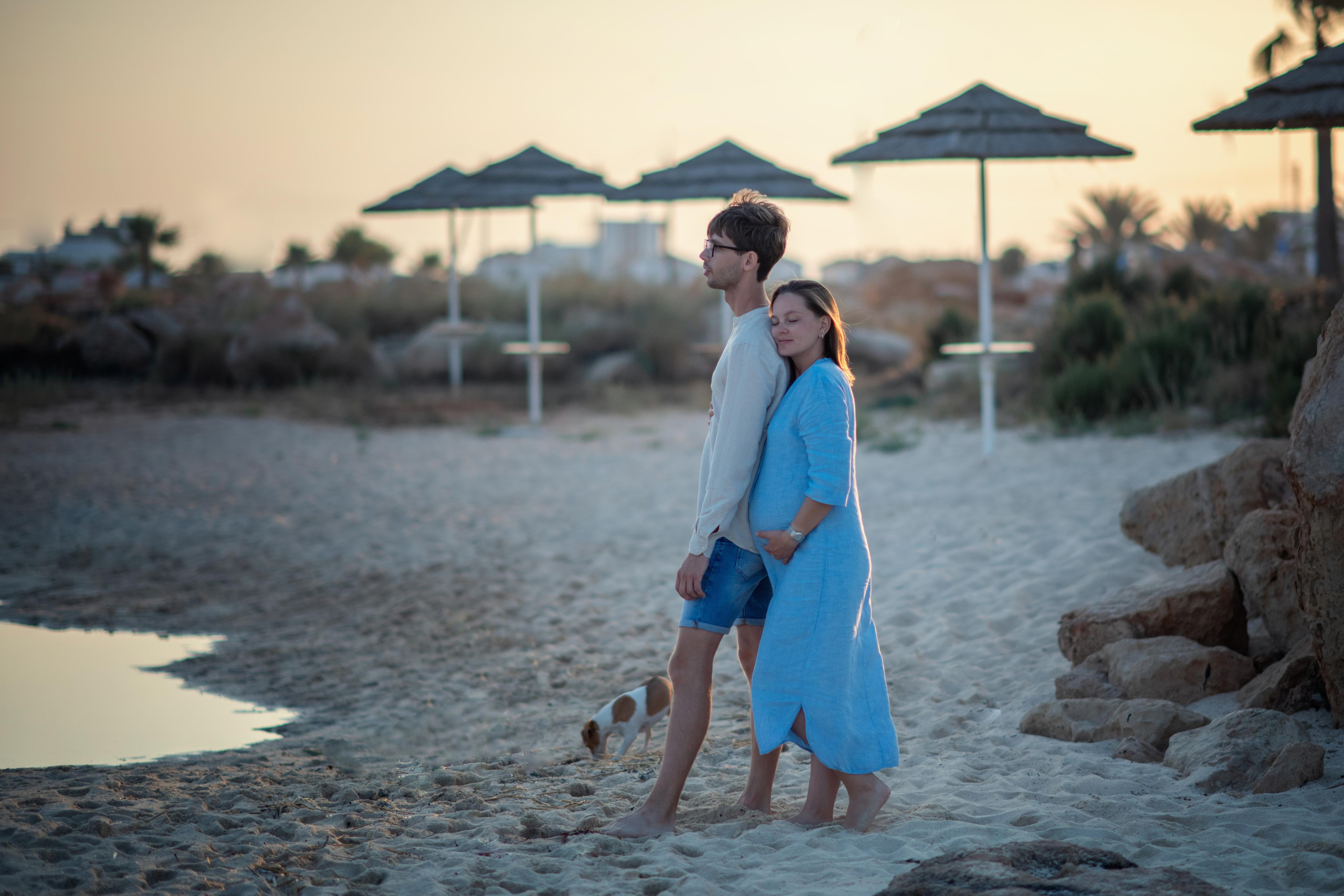 На пляже. Фотограф на Кипре