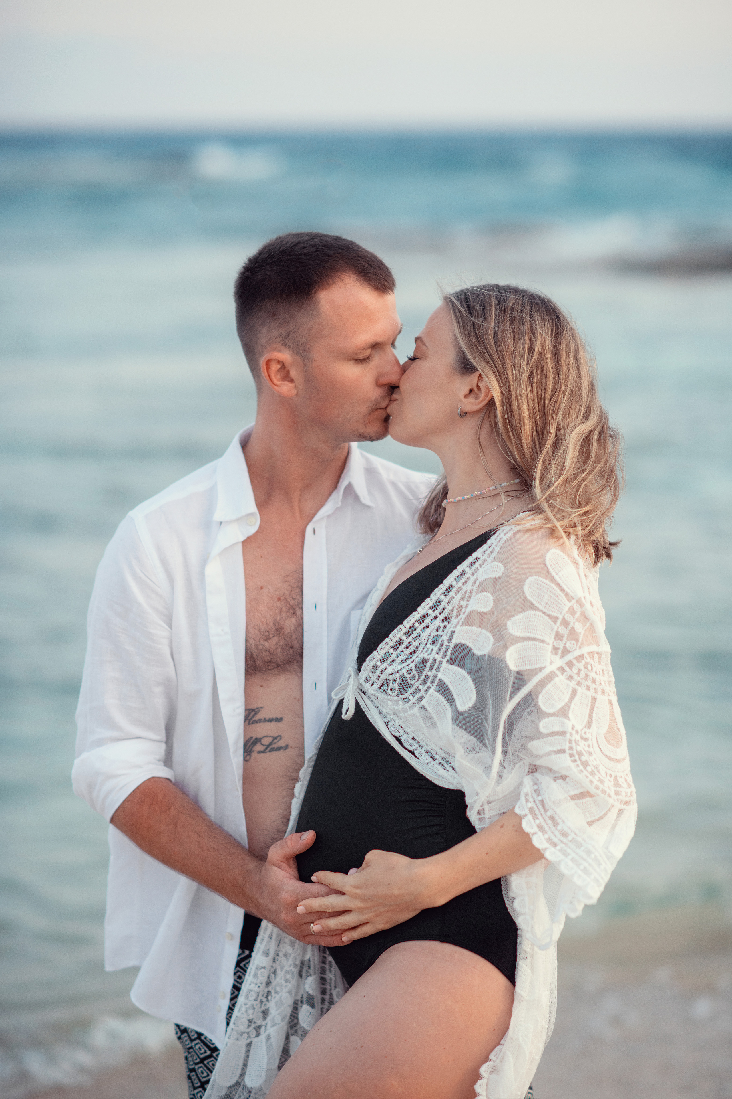 На пляже. Фотограф на Кипре