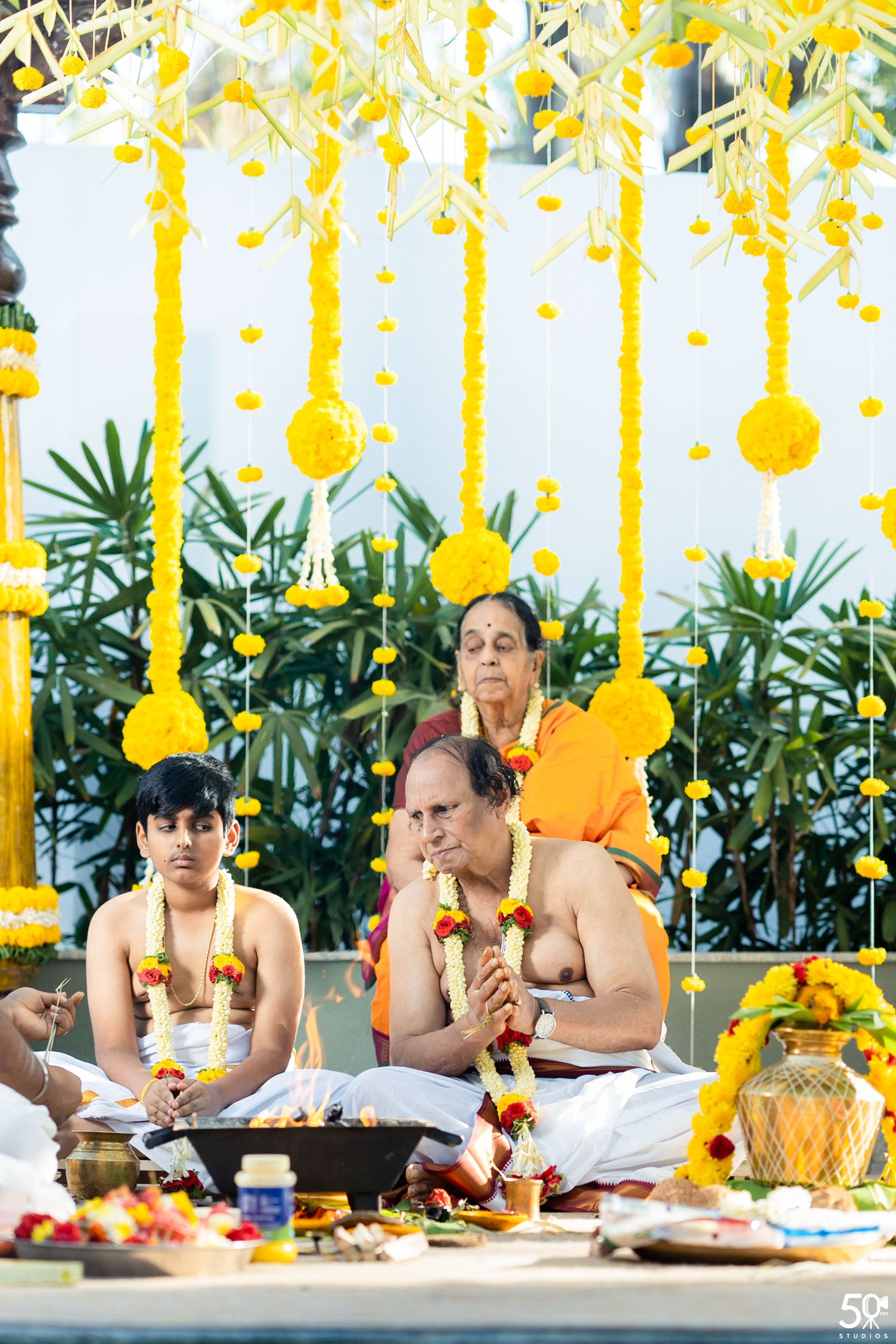 SANJAY AND SAKETH UPANAYANA. 50mm STUDIOS