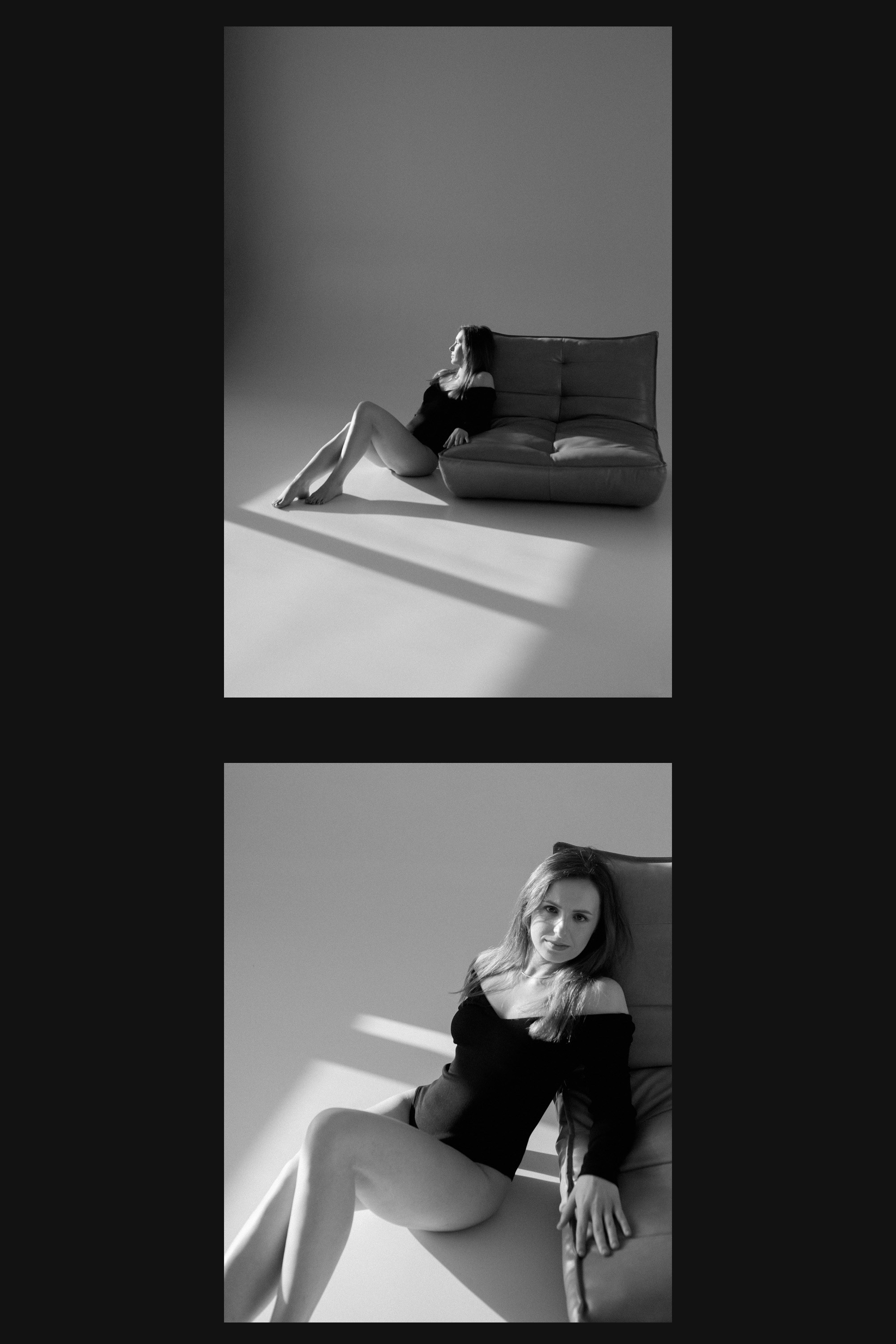 Zmysłowa sesja kobieca w minimalistycznym wydaniu – fotograf Mila Kalinets.