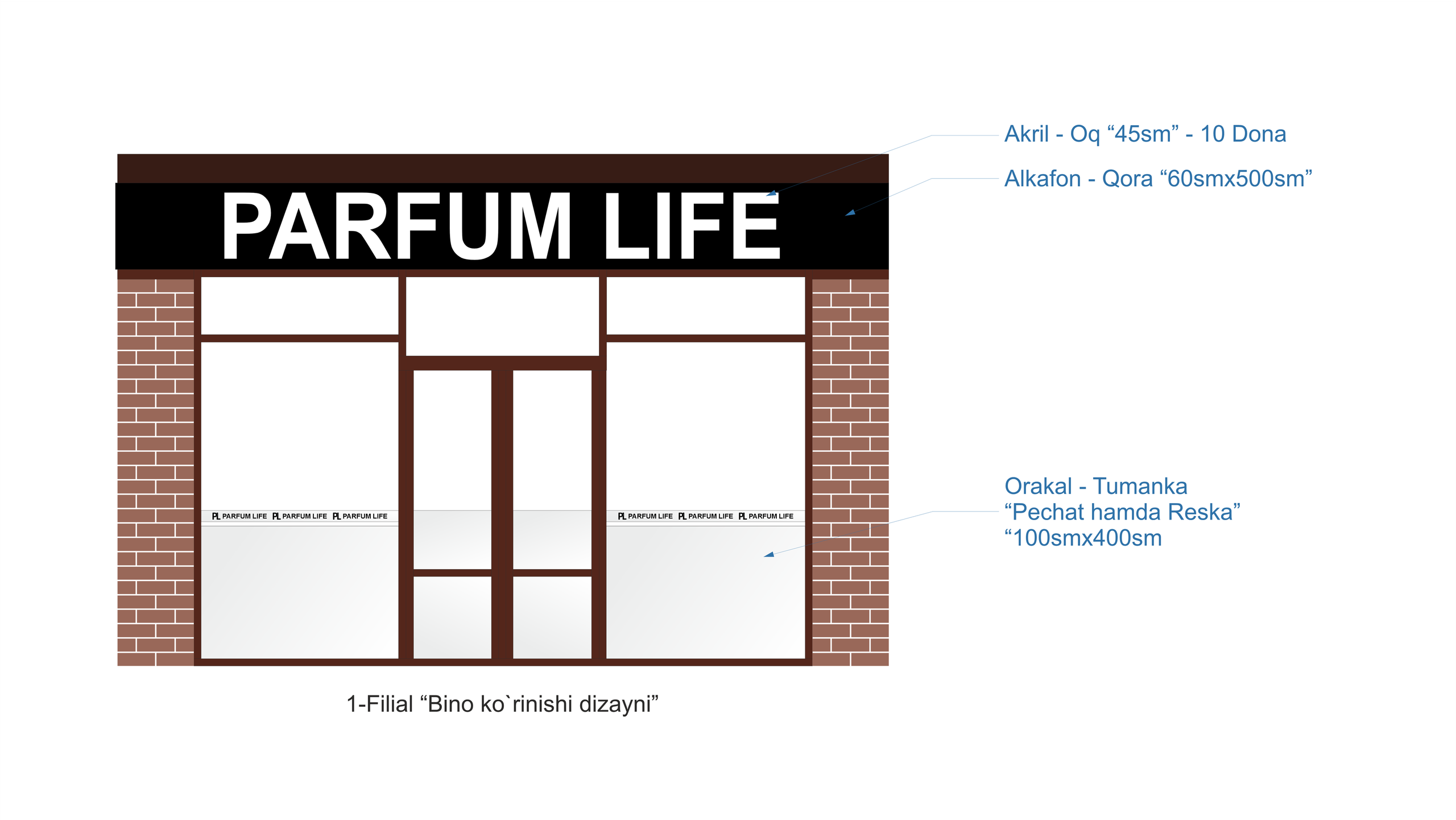 Parfum Life — Logotip / Qadoq dizayni. Dirov — Hayot Khodirov