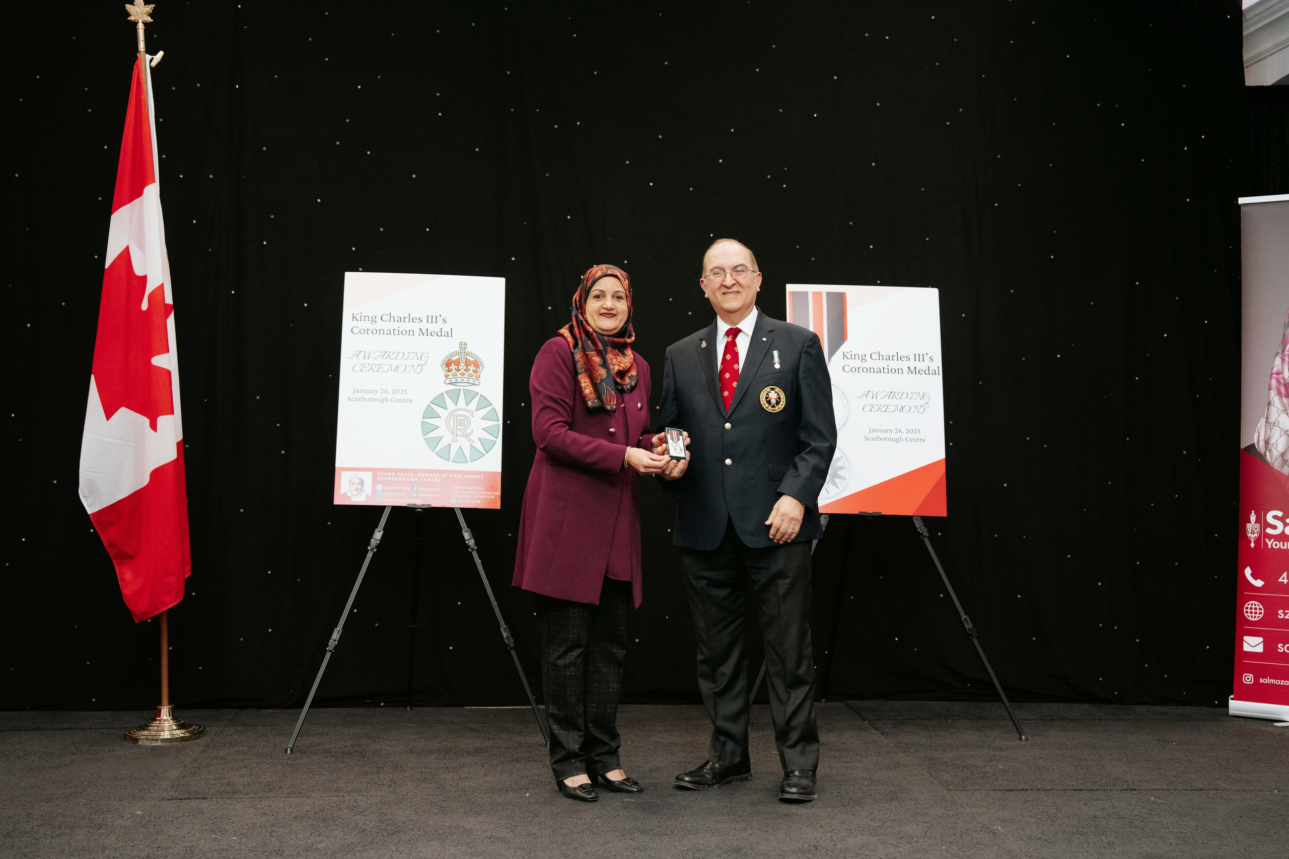 King Charles Coronation Medal Awarding Ceremony. MISAJA MEDIA