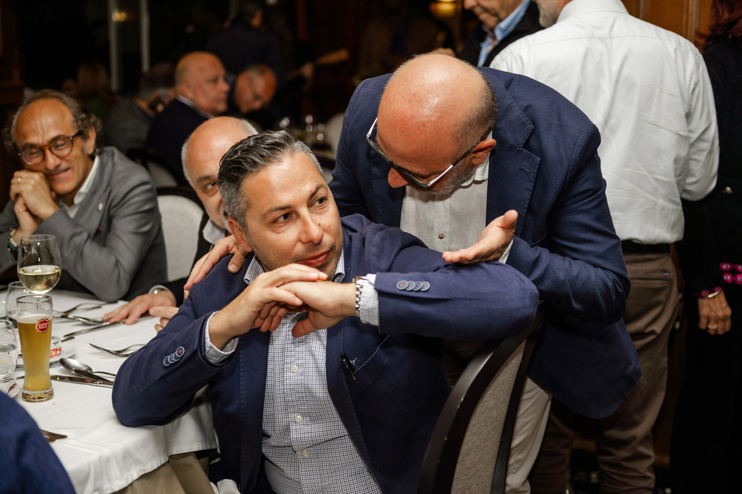 Corporate party at the restaurant — Pharma. Ваш фотограф в Лиссабоне — Анна Белова