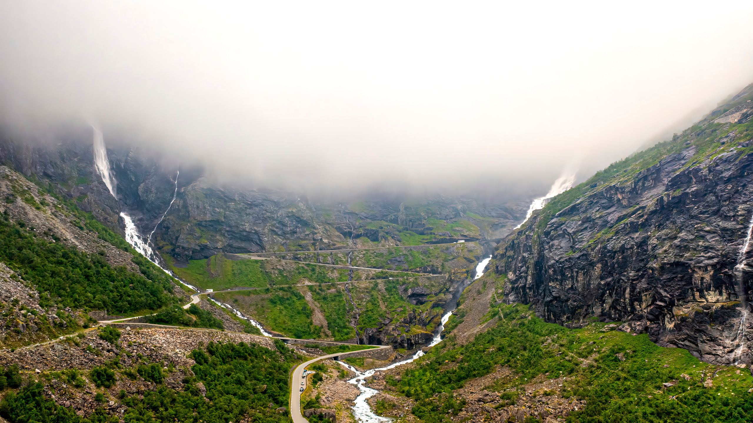 154.Stigfossen (Trollstigen).Norway.20.7.2022. Путешествия в формате 360......
