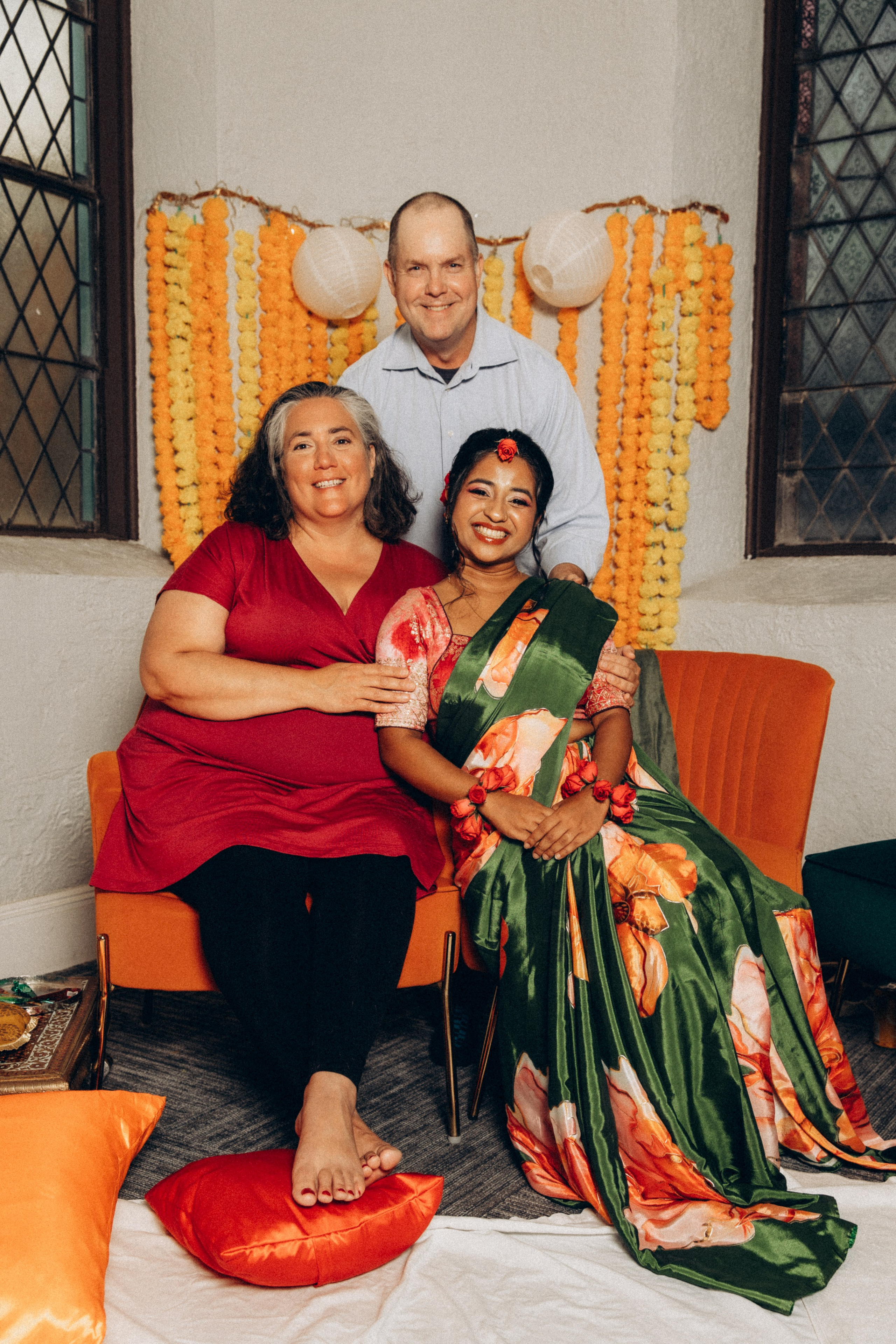 Haldi Ceremony for Two Brides | Multicultural Wedding Celebration in Boston