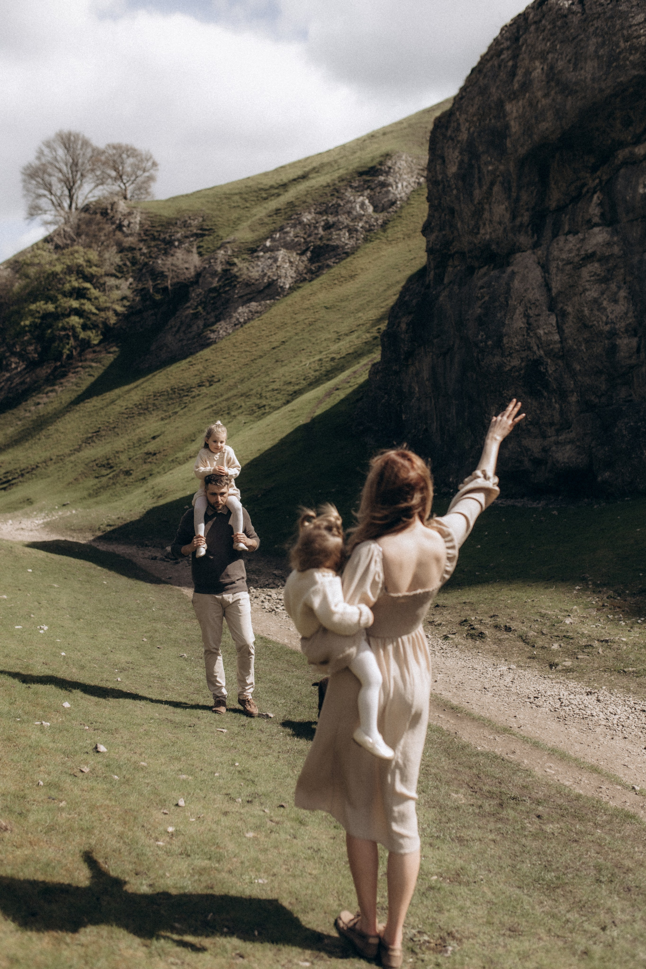 The family of Callum and Emily. Wedding and Portrait Photographer Evie Moon