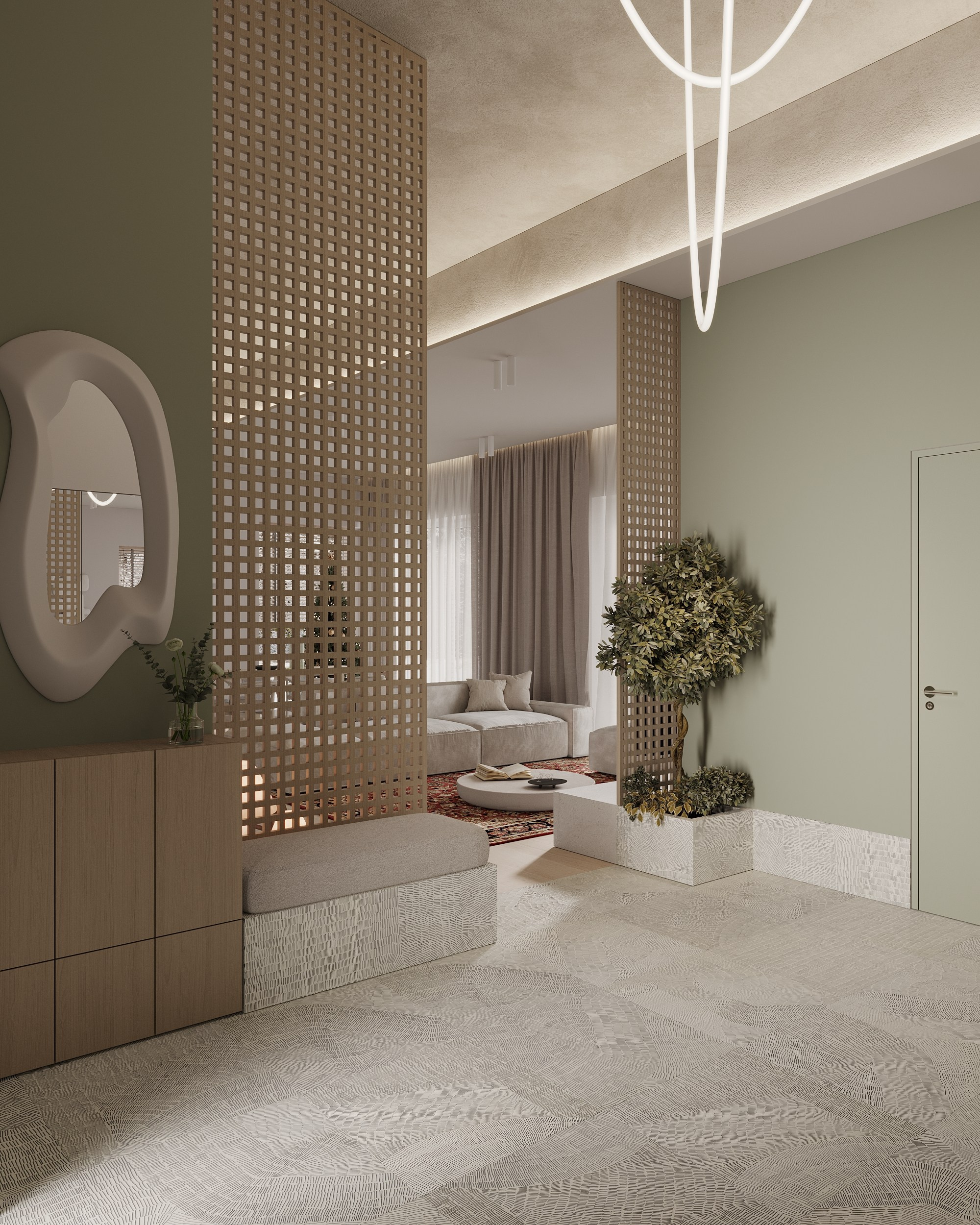 Butterfly House. Simple Archs — high quality visualizations for your interior projects