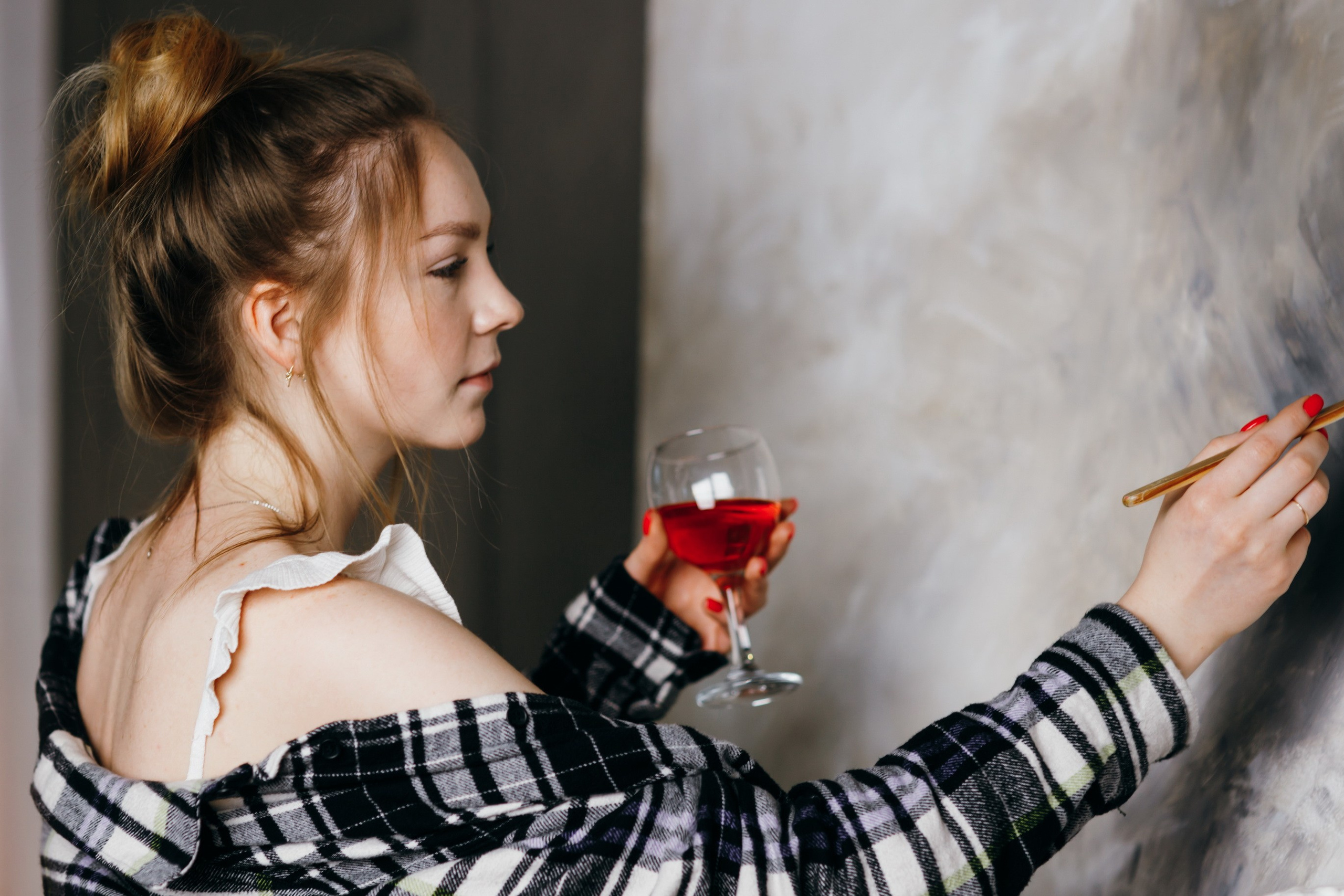 Алеся-фотосессия для художника. Фотограф Анна Кучерявая | Свадьбы и мероприятия в Дубае