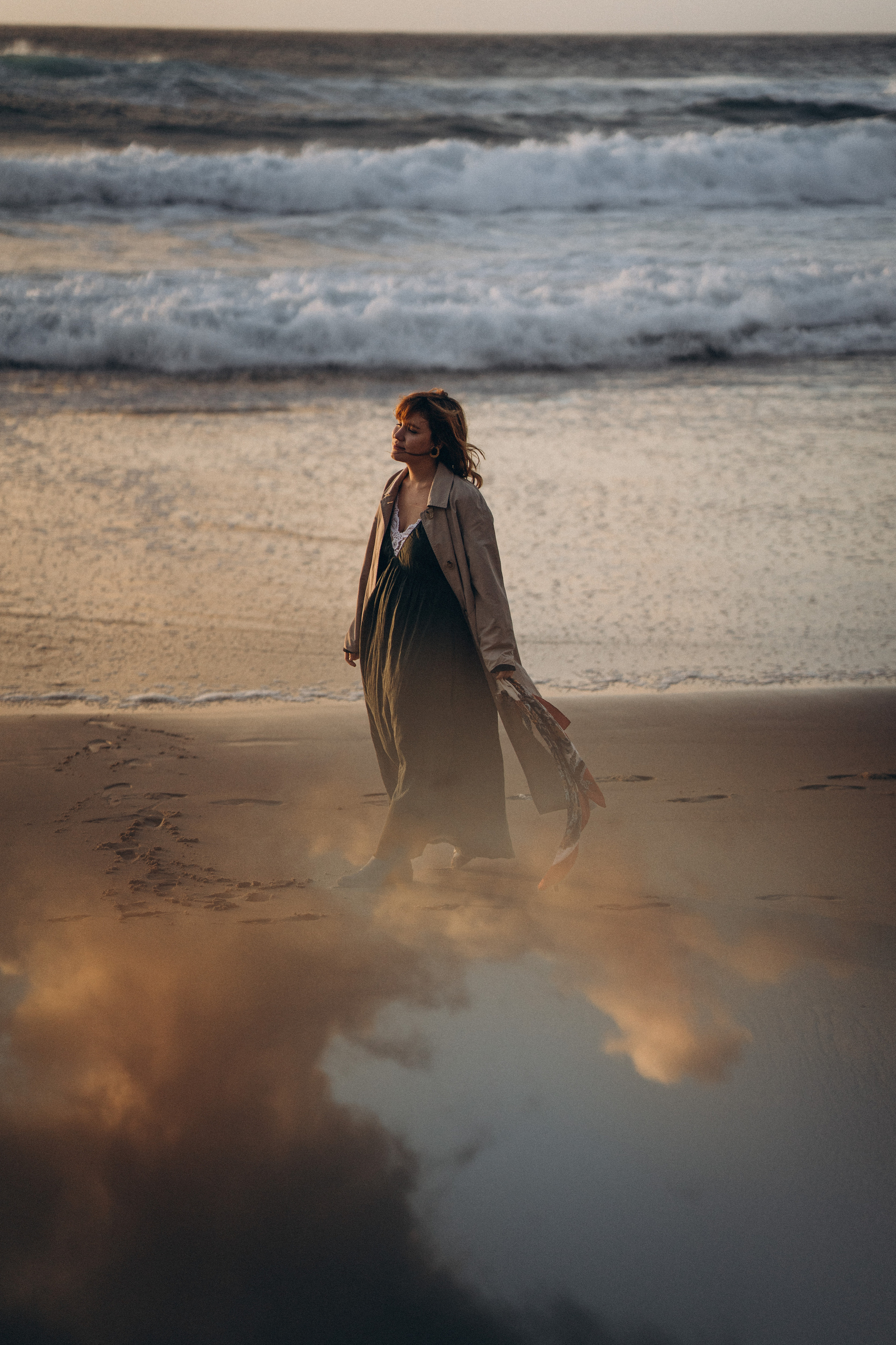Evening at the ocean. Family, Lifestyle and Portrait photograher in Trier, Germany