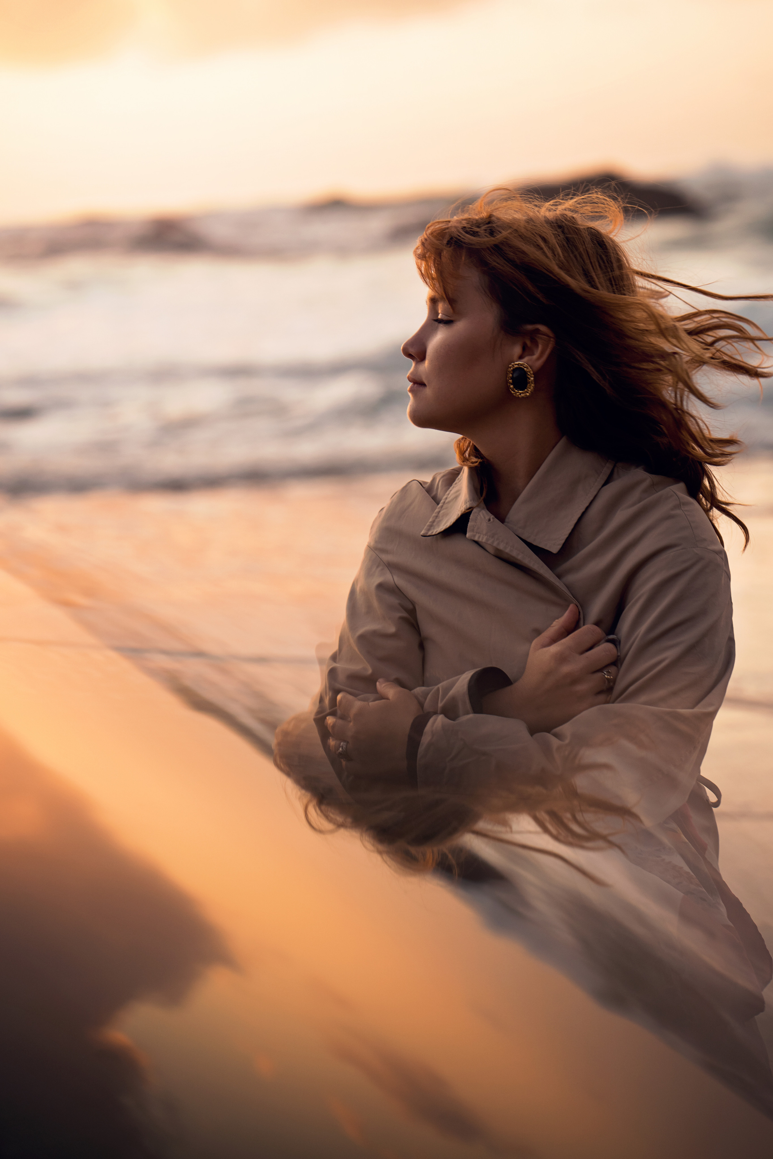 Evening at the ocean. Family, Lifestyle and Portrait photograher in Trier, Germany