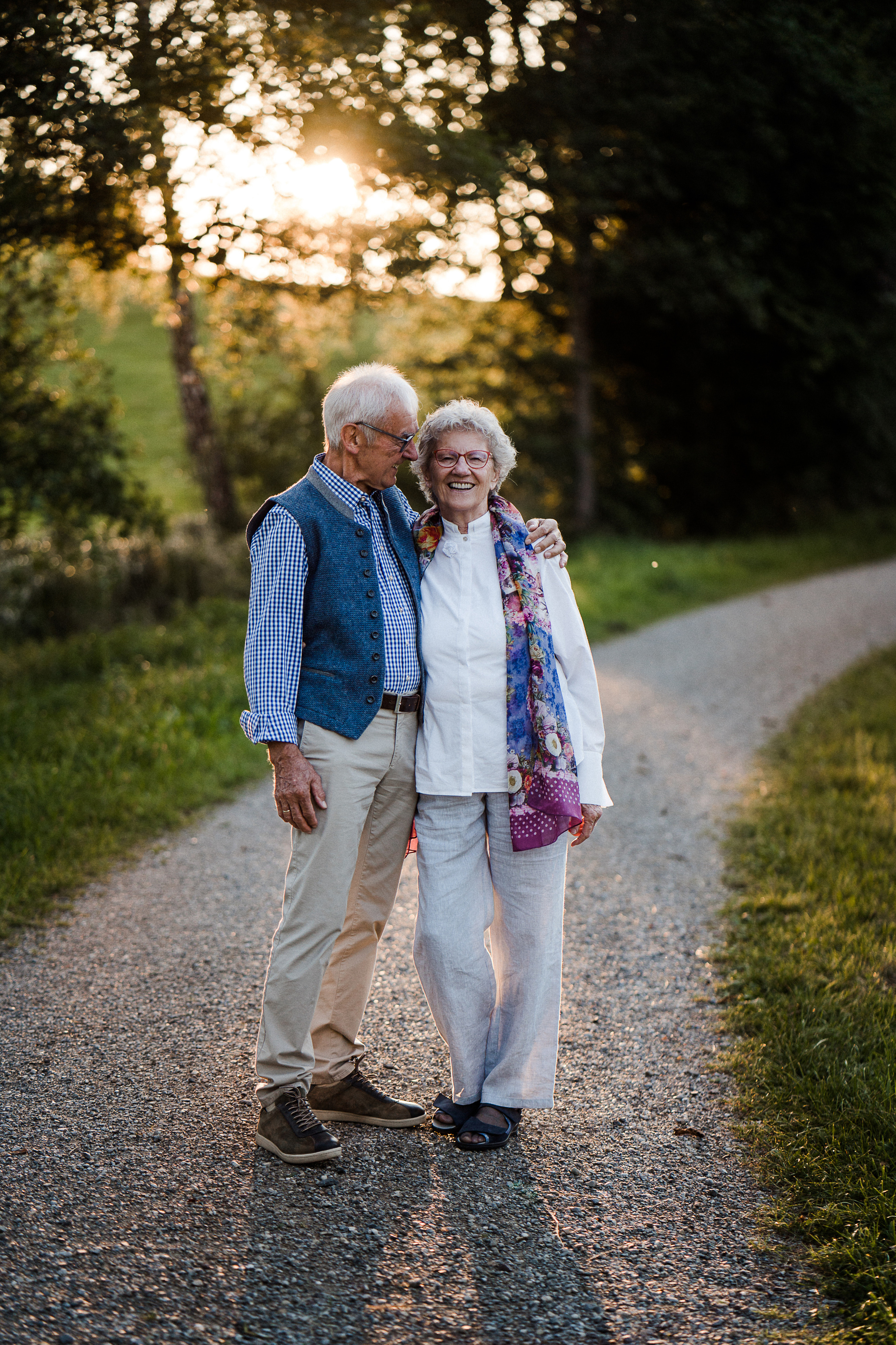 С бабушкой и дедушкой. Семейный, детский и женский фотограф в Германии, Трире