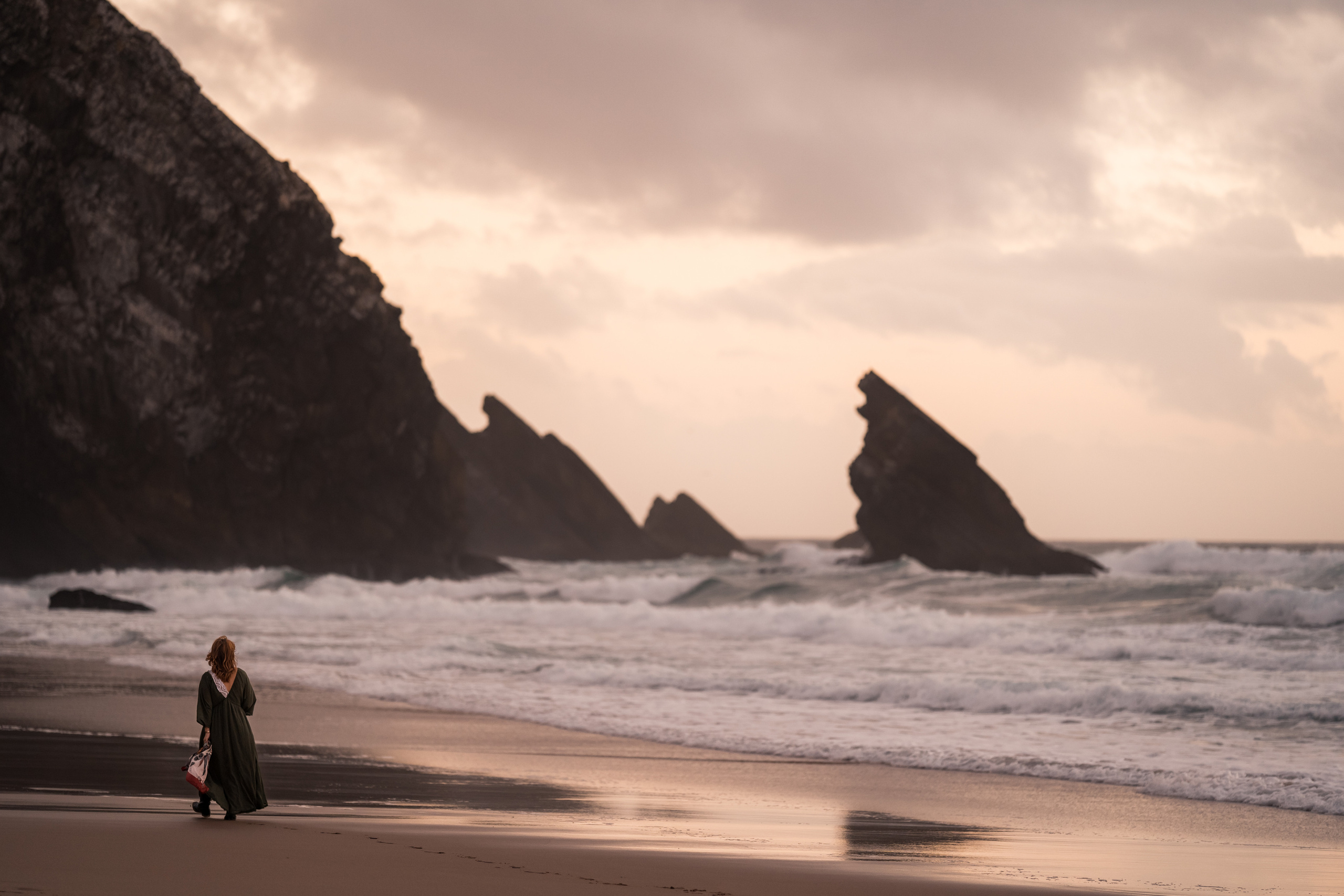 Evening at the ocean. Family, Lifestyle and Portrait photograher in Trier, Germany