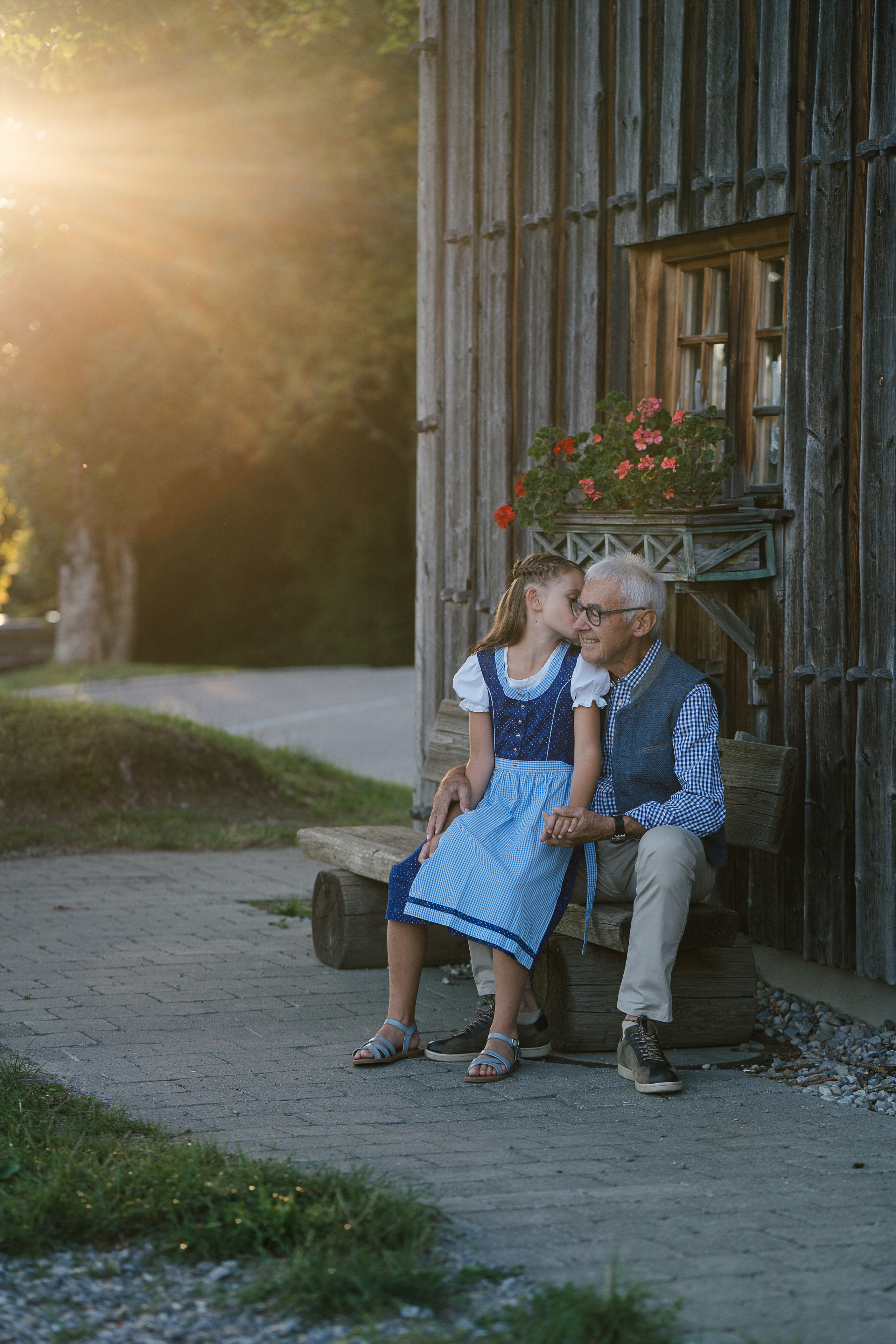 С бабушкой и дедушкой. Семейный, детский и женский фотограф в Германии, Трире