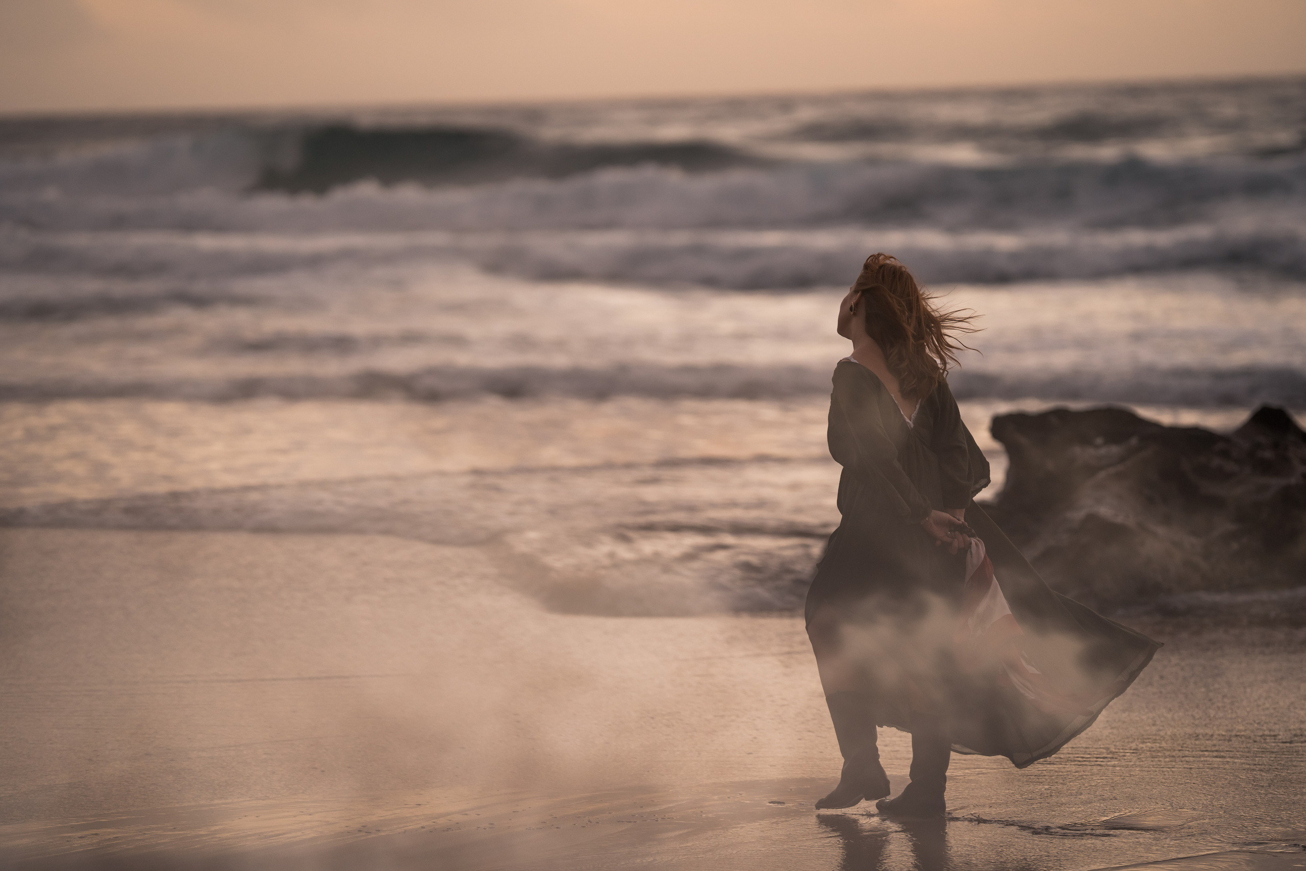 Evening at the ocean. Family, Lifestyle and Portrait photograher in Trier, Germany