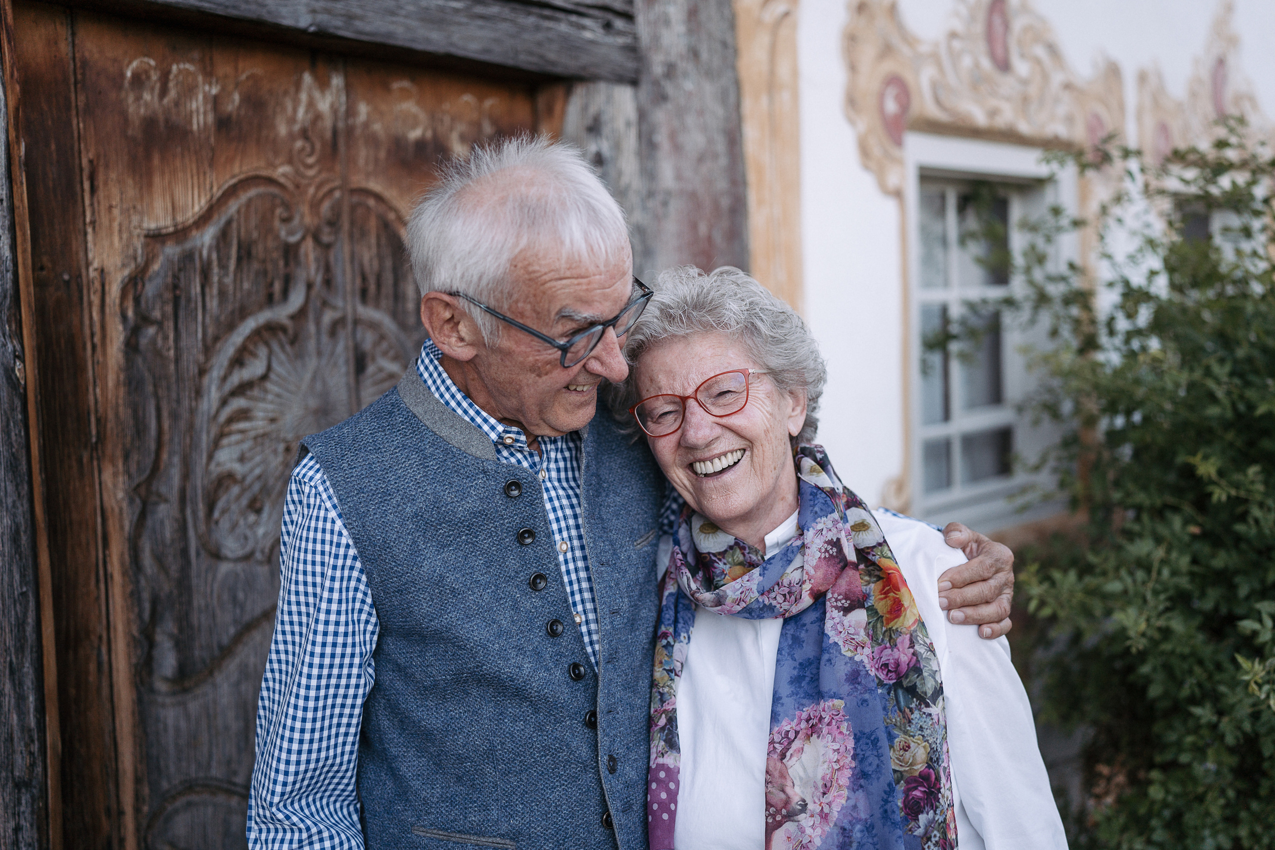 С бабушкой и дедушкой. Семейный, детский и женский фотограф в Германии, Трире